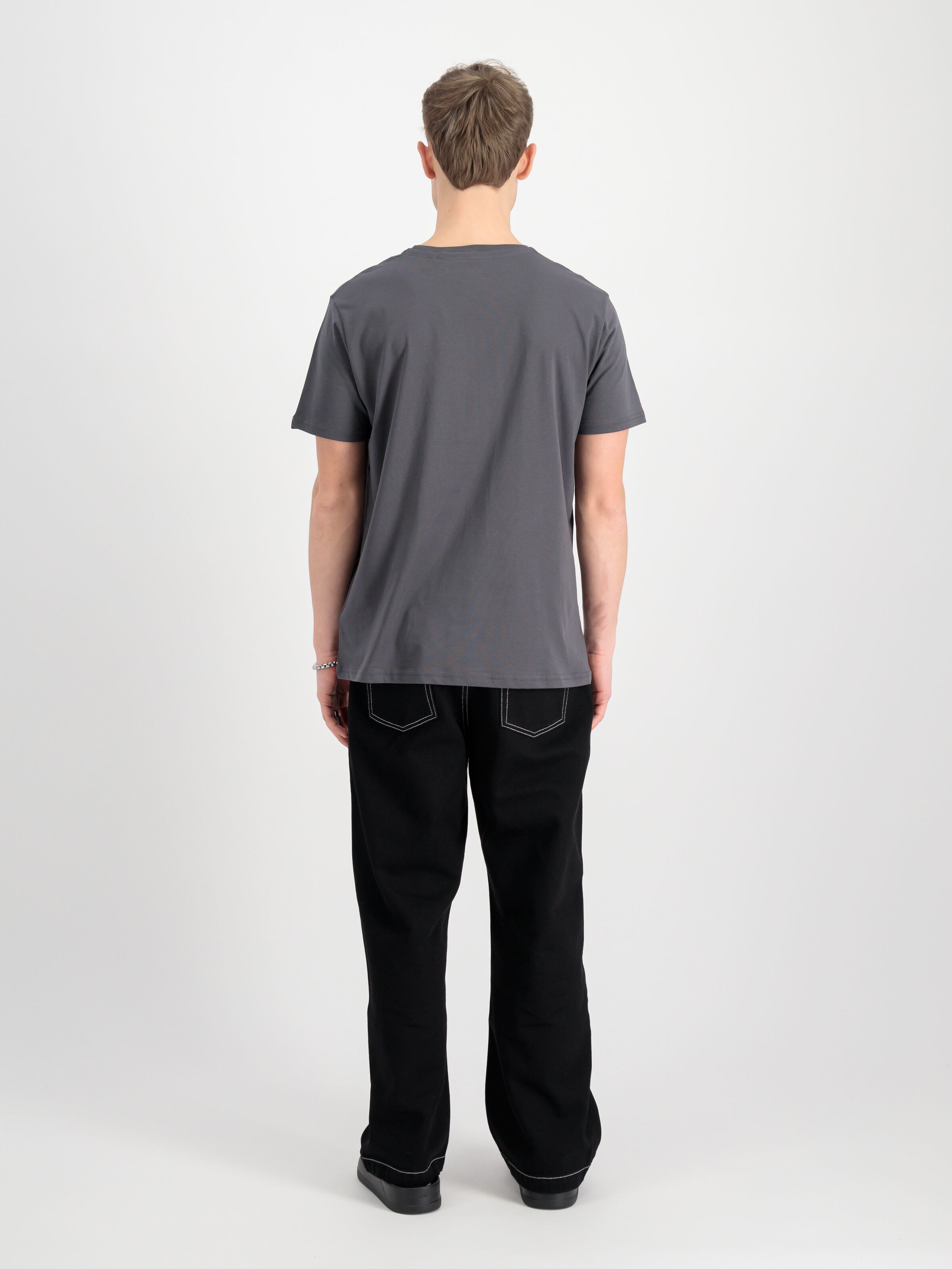 Alpha Puff Print T-Shirt vintage grey 146509_684_2_model_00002_129953