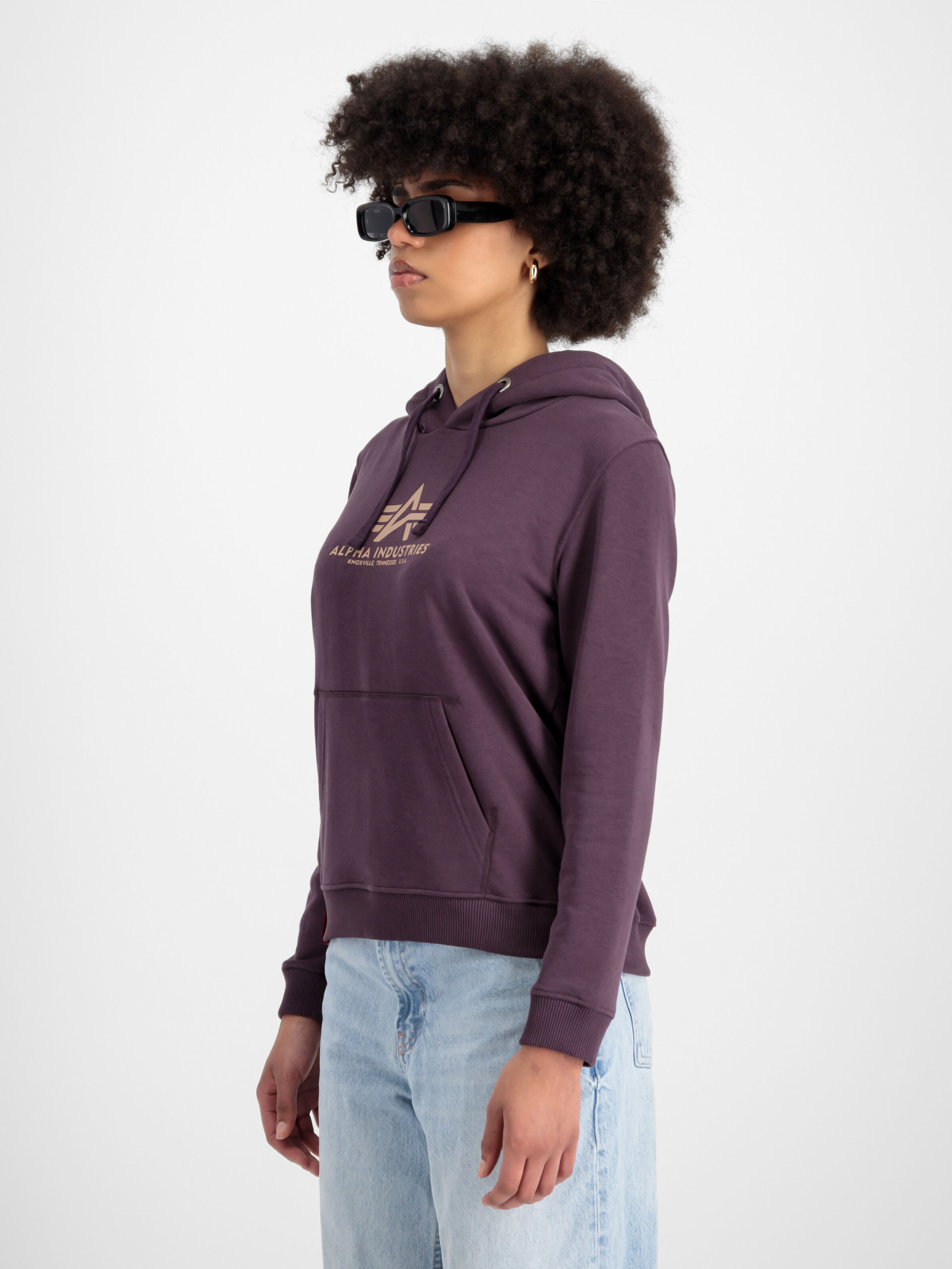 New Basic Big Logo Hoodie Women Plum 196032_719_2_model_00003_97011