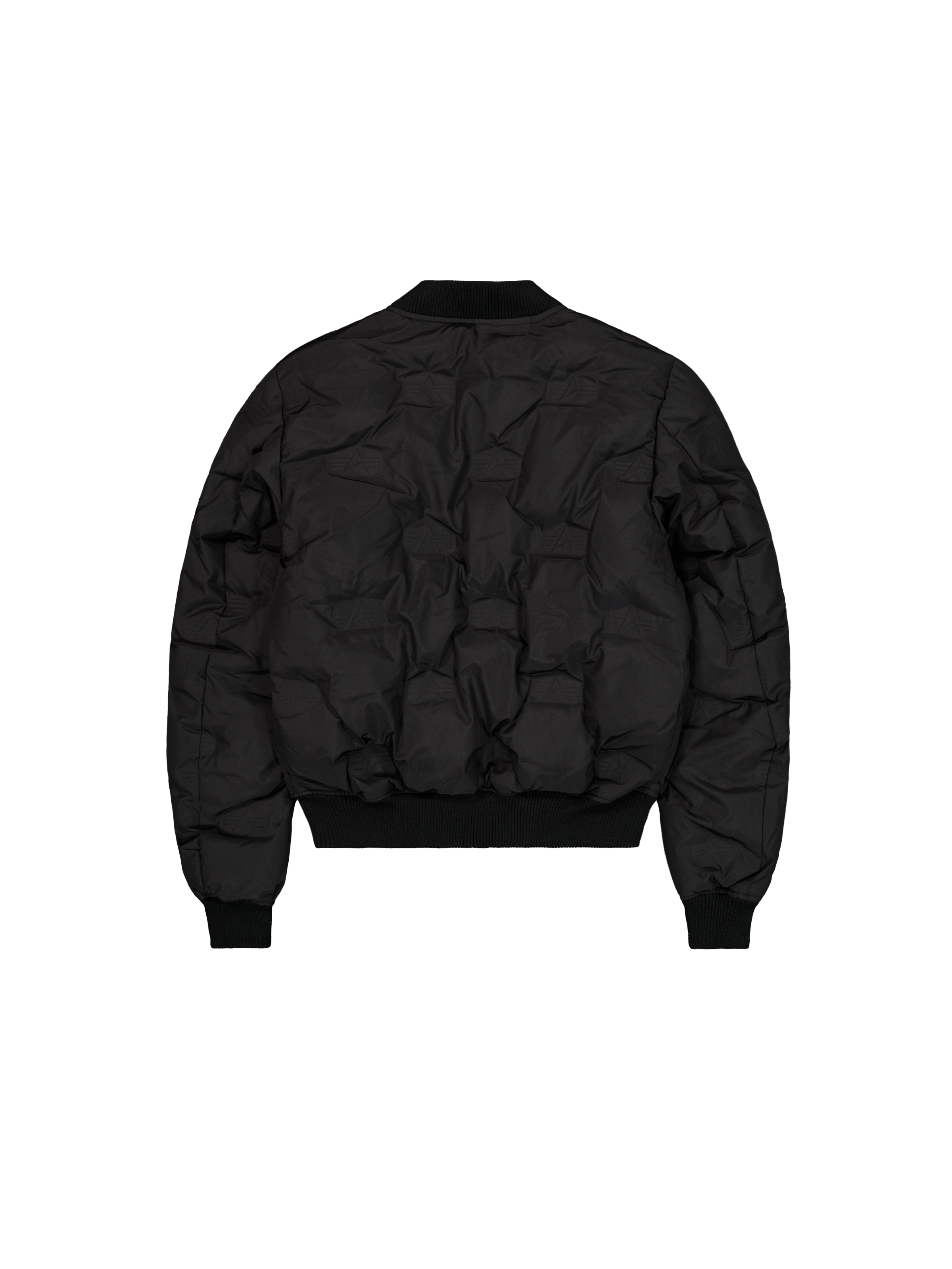 MA-1 Embroidery Logo Puffer Bomber Jacket black 108106_03_1_flatlay_00002_221182