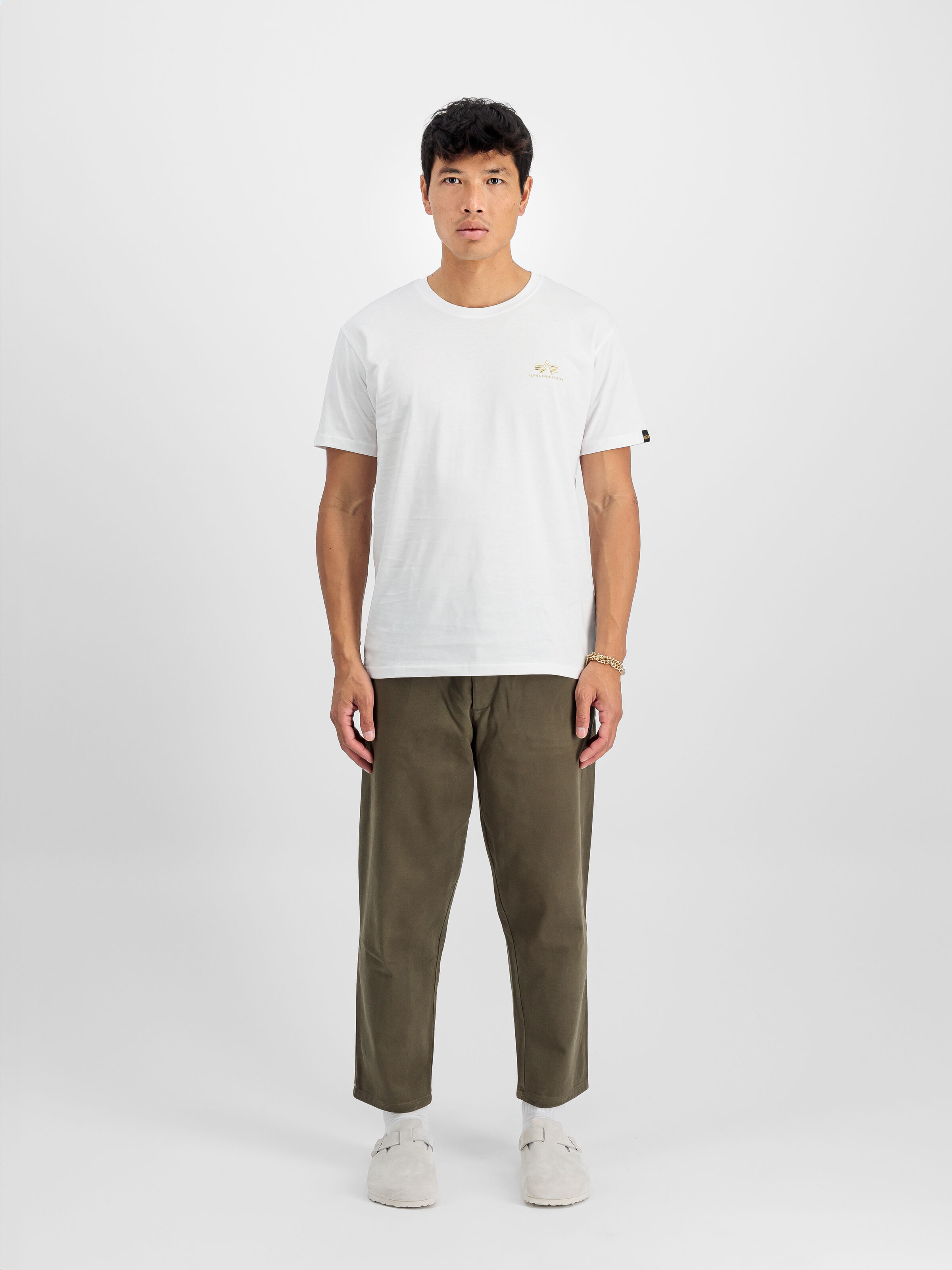 Basic Small Logo TPU T-Shirt white/gold 148526_438_2_model_00001_108995