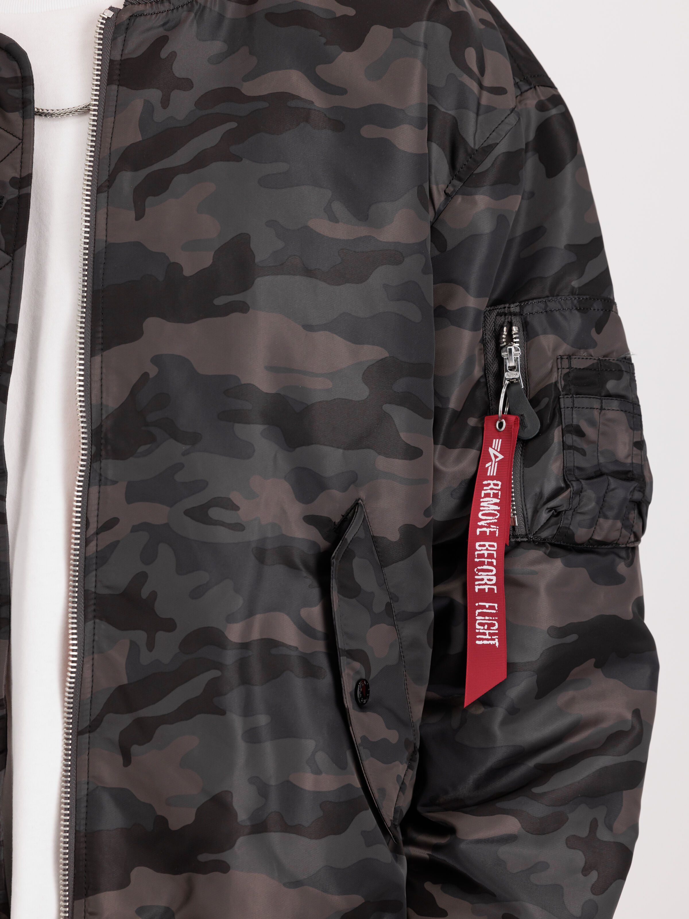 MA 1 CS Camo Bomber Jacket Alpha Industries MA 1 CS Camo Bomber Jacket Alpha Industries