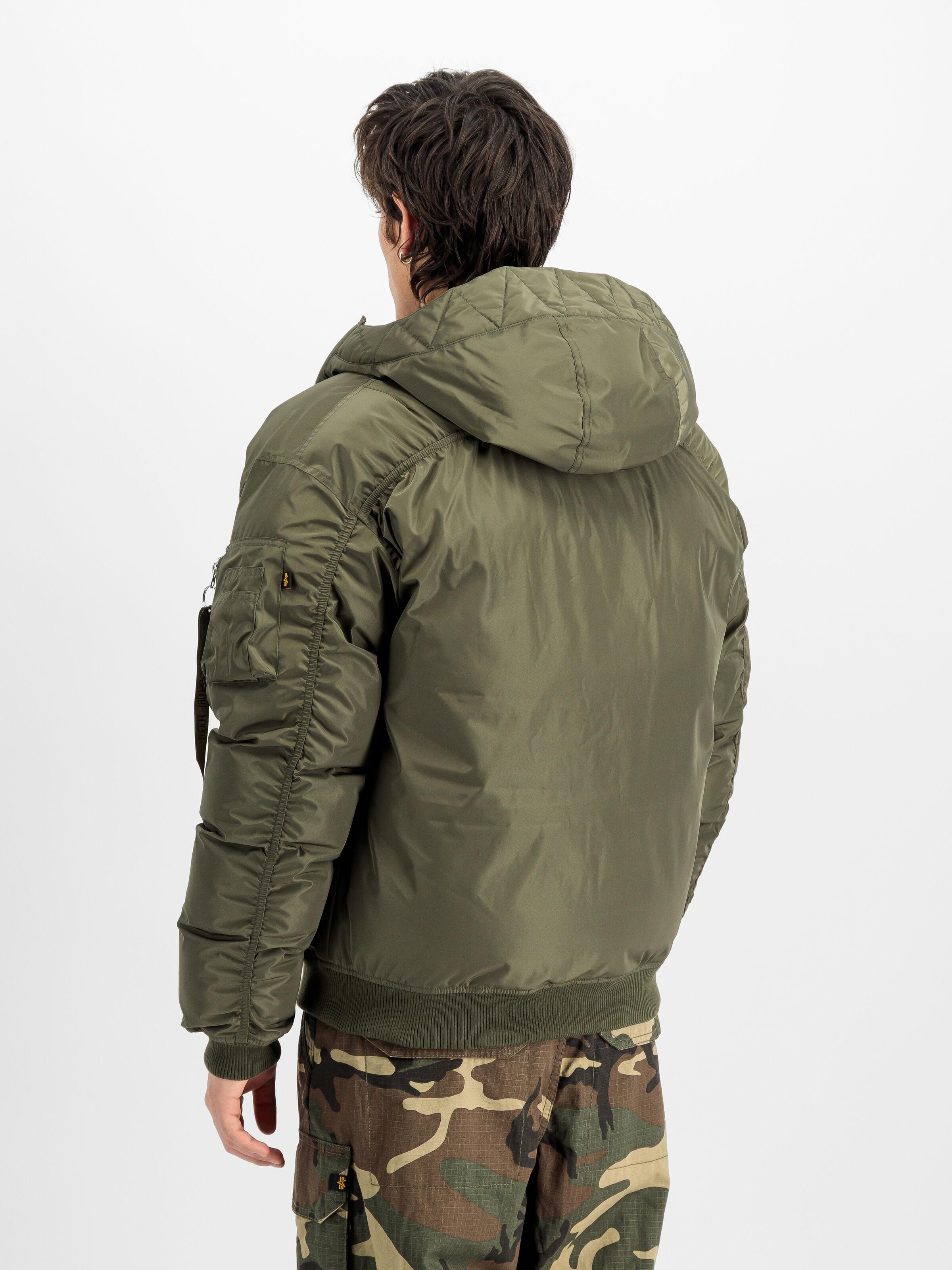 MA-1 Taffeta Bomber Jacket dark olive 268116_142_2_model_00003_232658