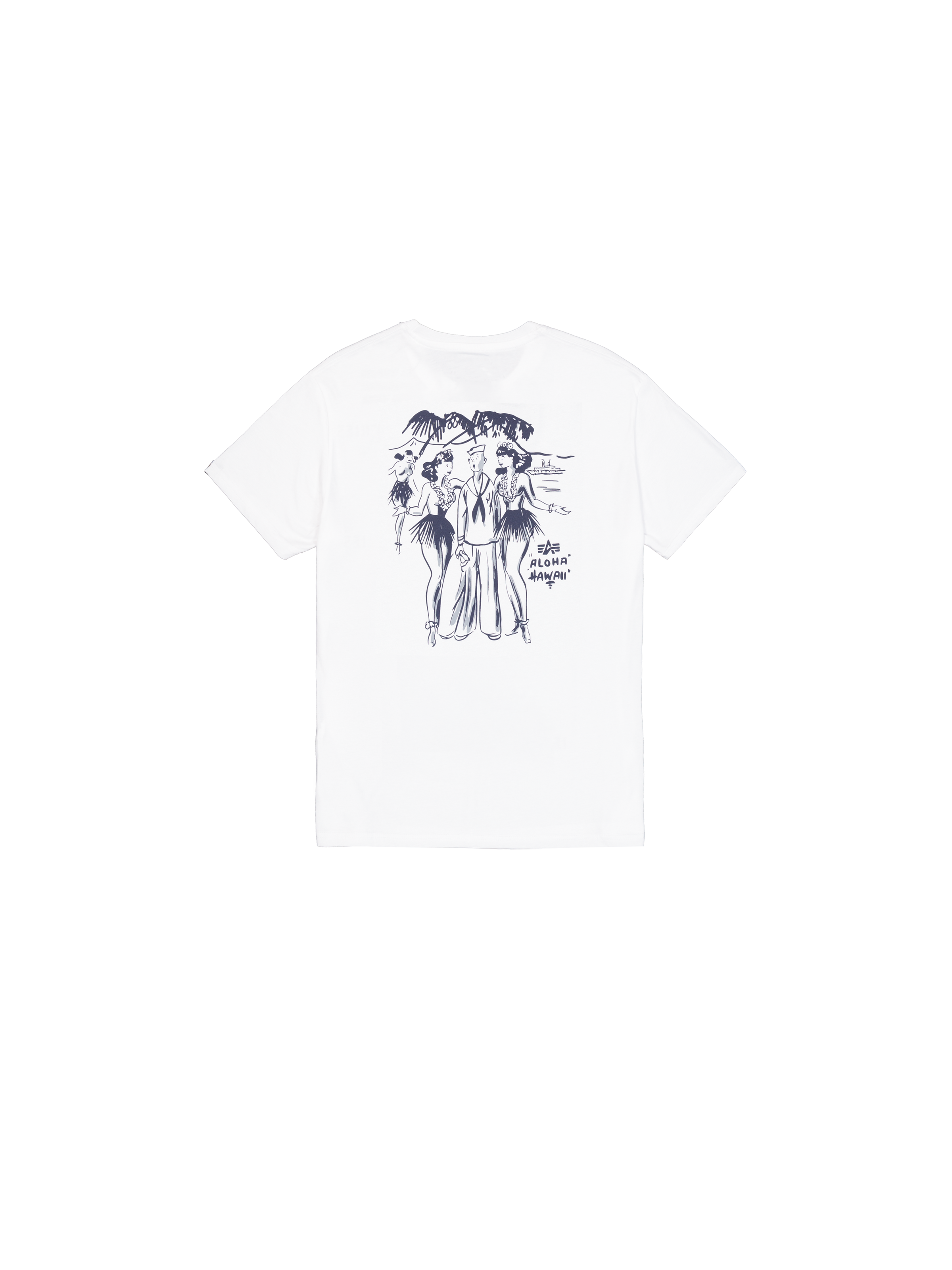 Aloha Backprint T-Shirt white 156530_09_1_flatlay_00002_142797