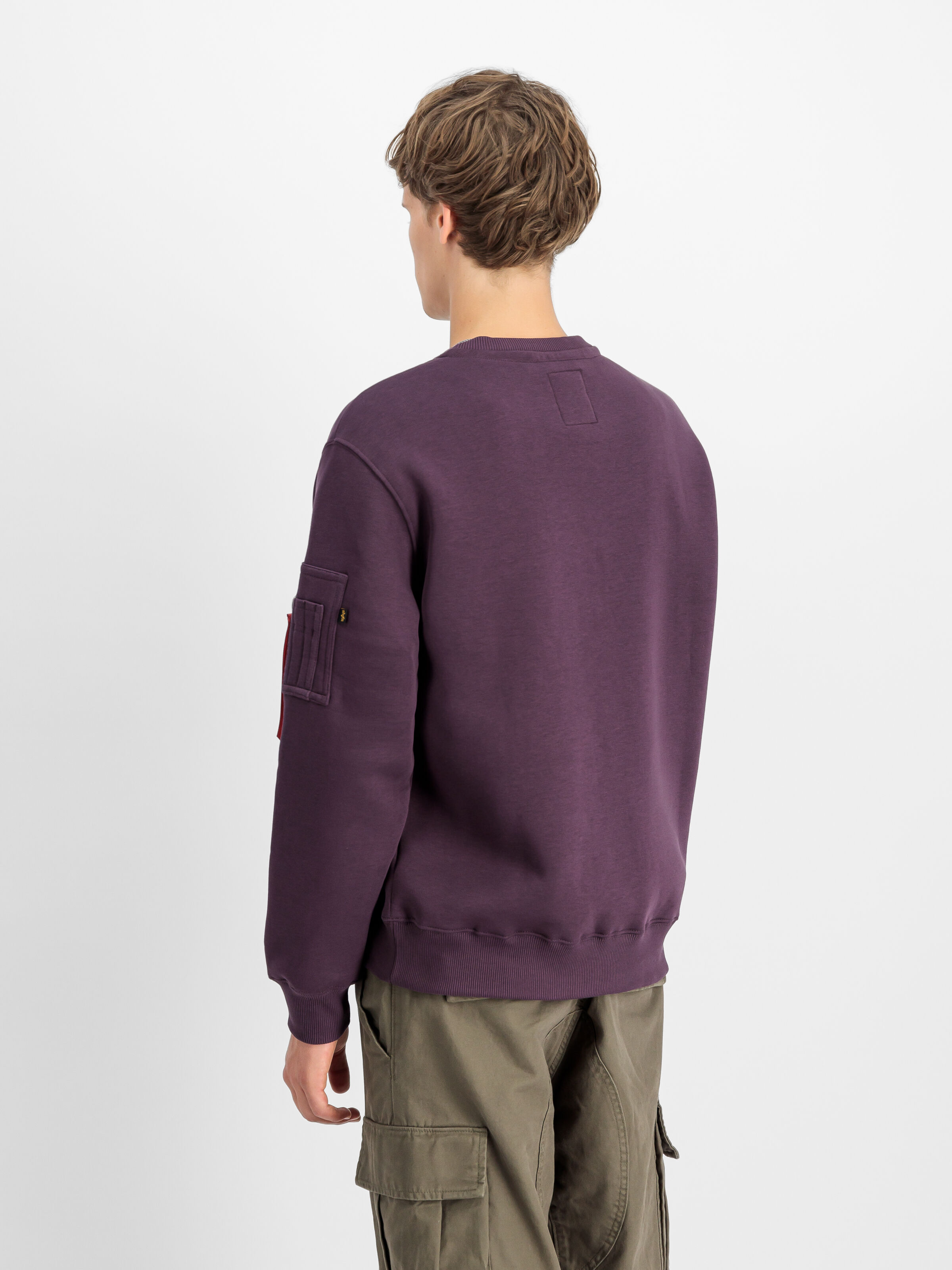 Logo Edge Sweatshirt Plum 148306_719_2_model_00004_107820