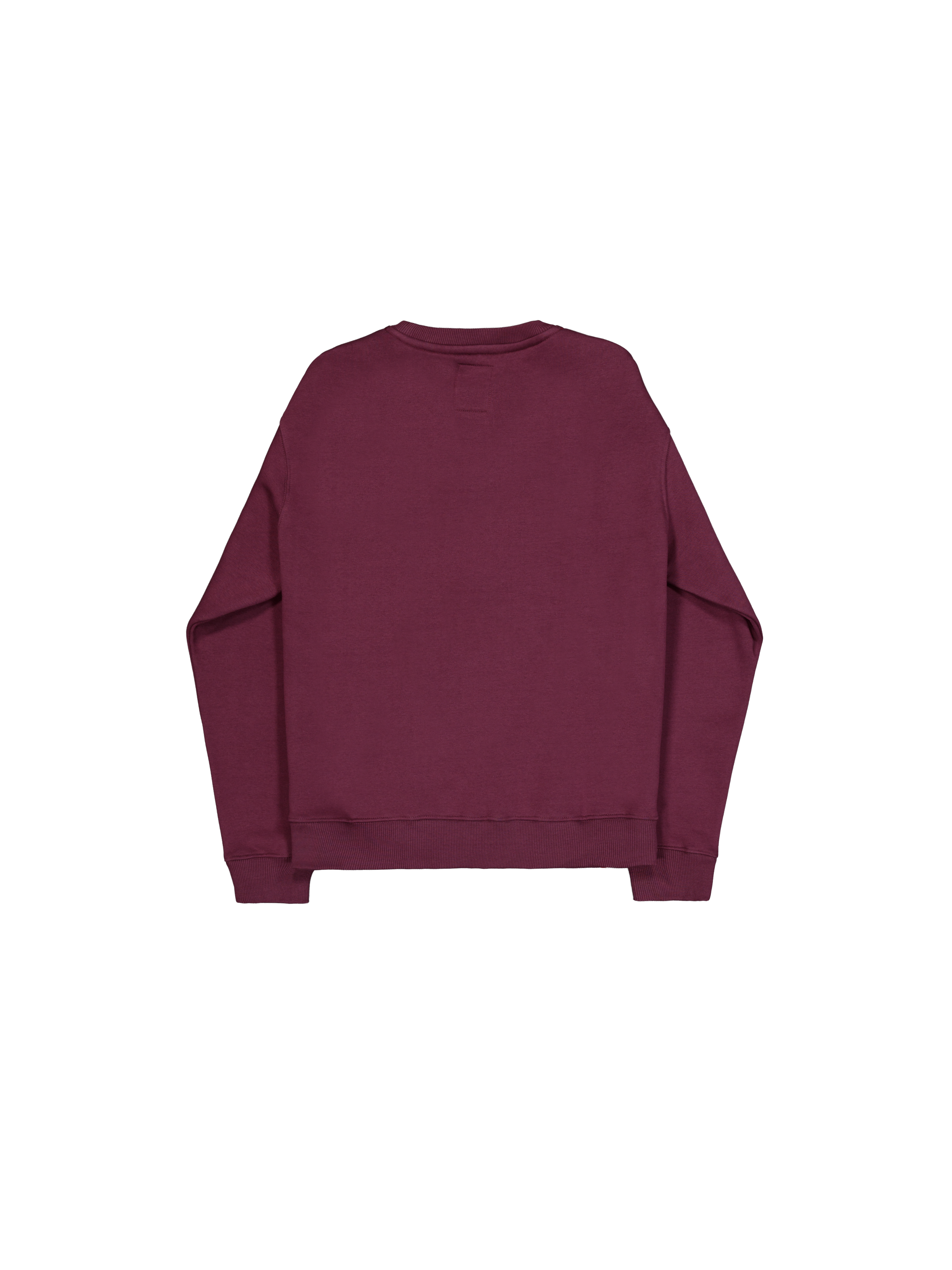 Basic Small Logo Sweatshirt dark cherry 188307_608_1_flatlay_00002_166705