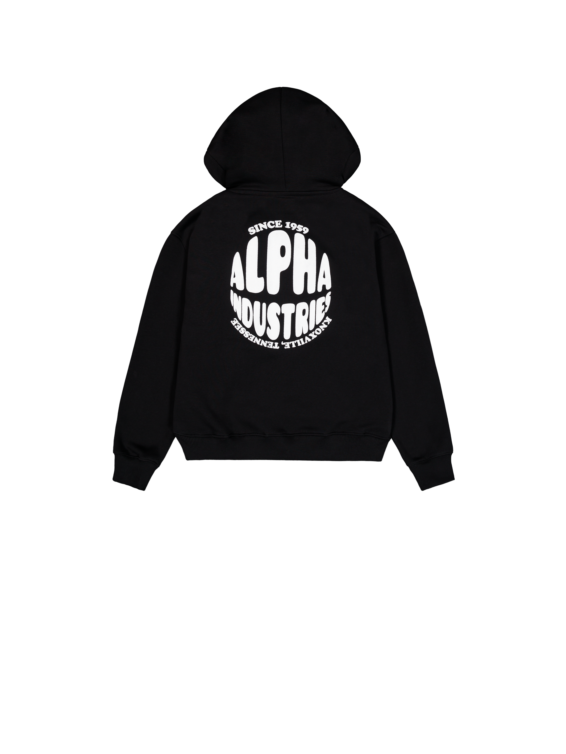 Logo Backprint Hoodie Women black 156041_03_1_flatlay_00002_144659
