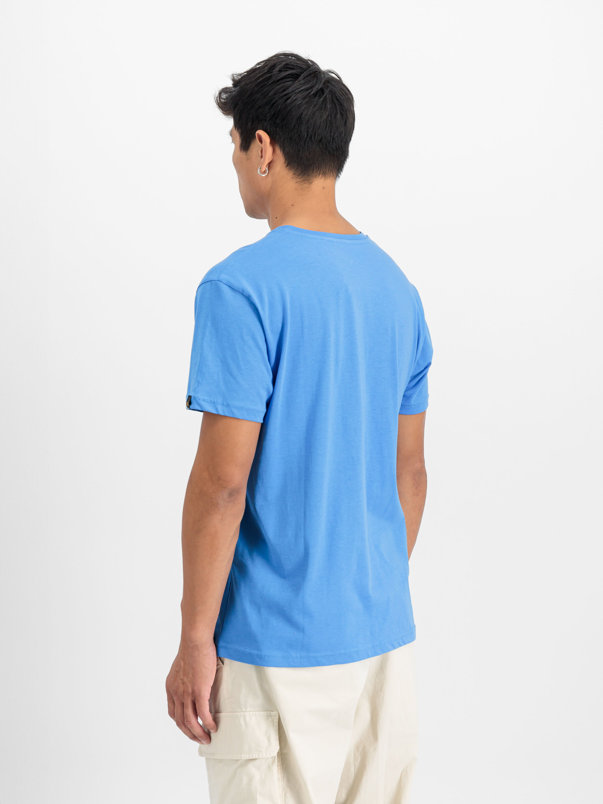 Basic Big Logo T-Shirt mediteranian blue 100501_737_2_model_00004_117830