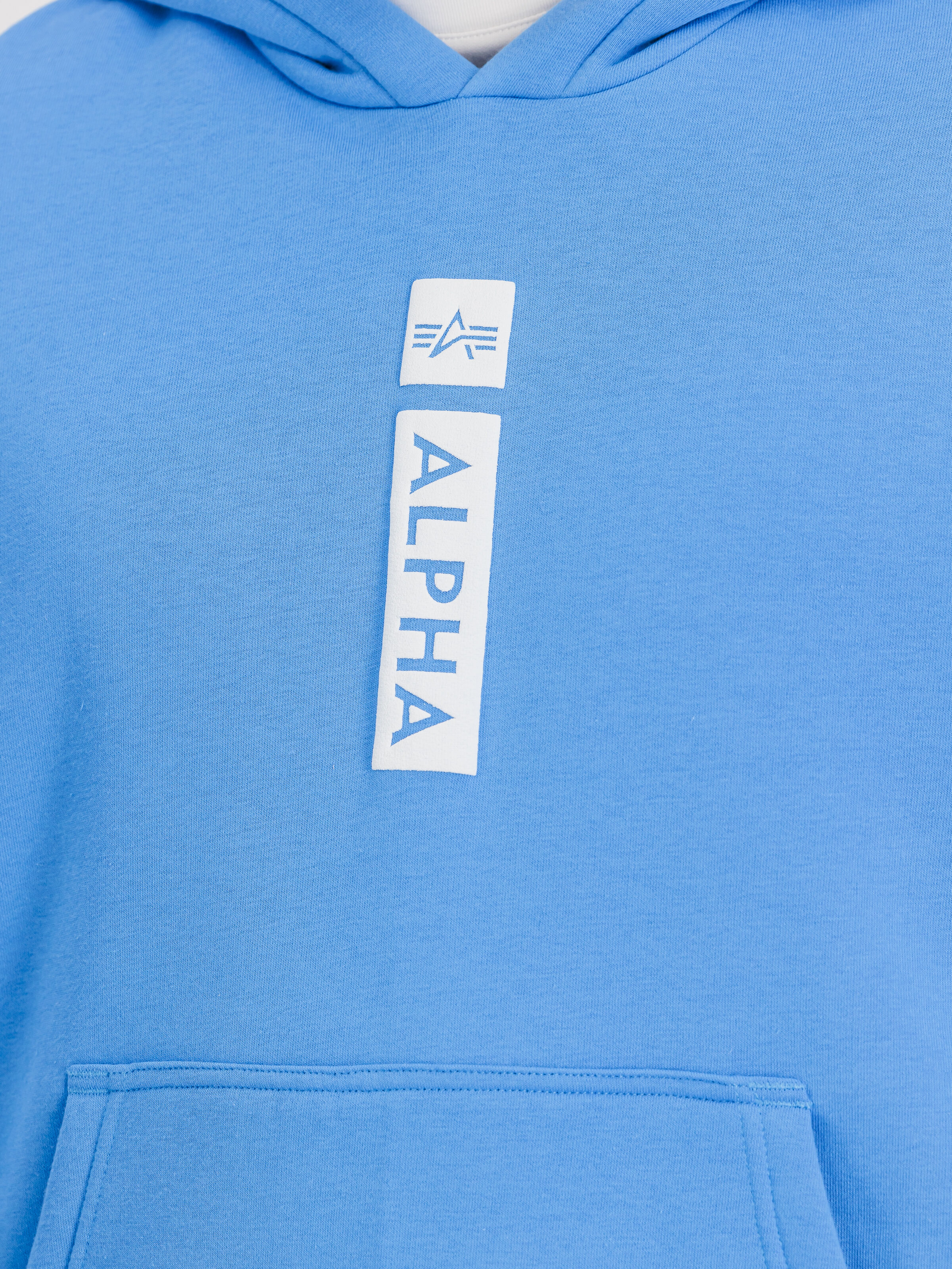 Alpha Puff Print Hoodie mediteranian blue 146338_737_3_detail_00001_118413