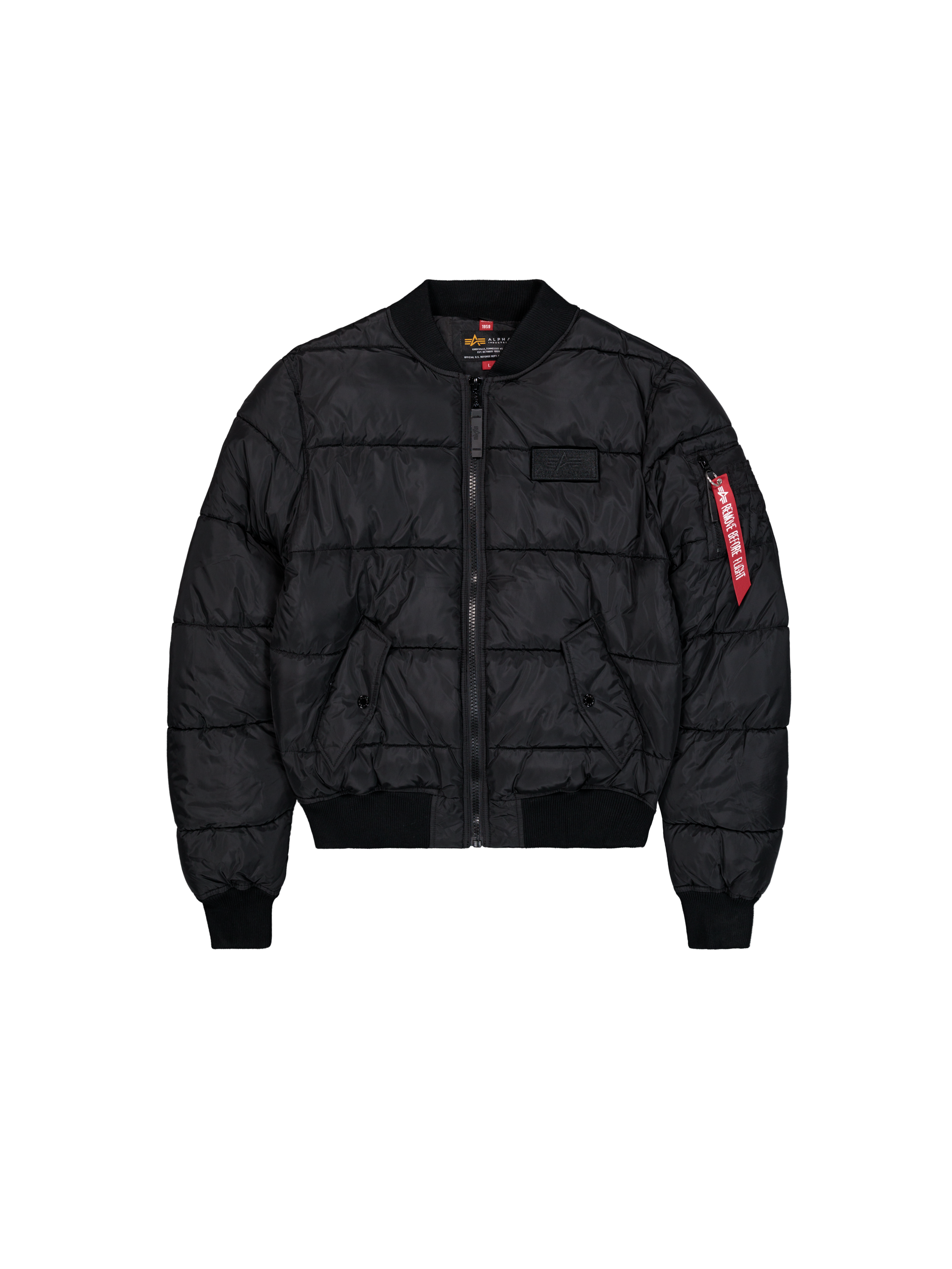 MA-1 Puffer Bomber Jacket black 138116_03_1_flatlay_00001_104379.png