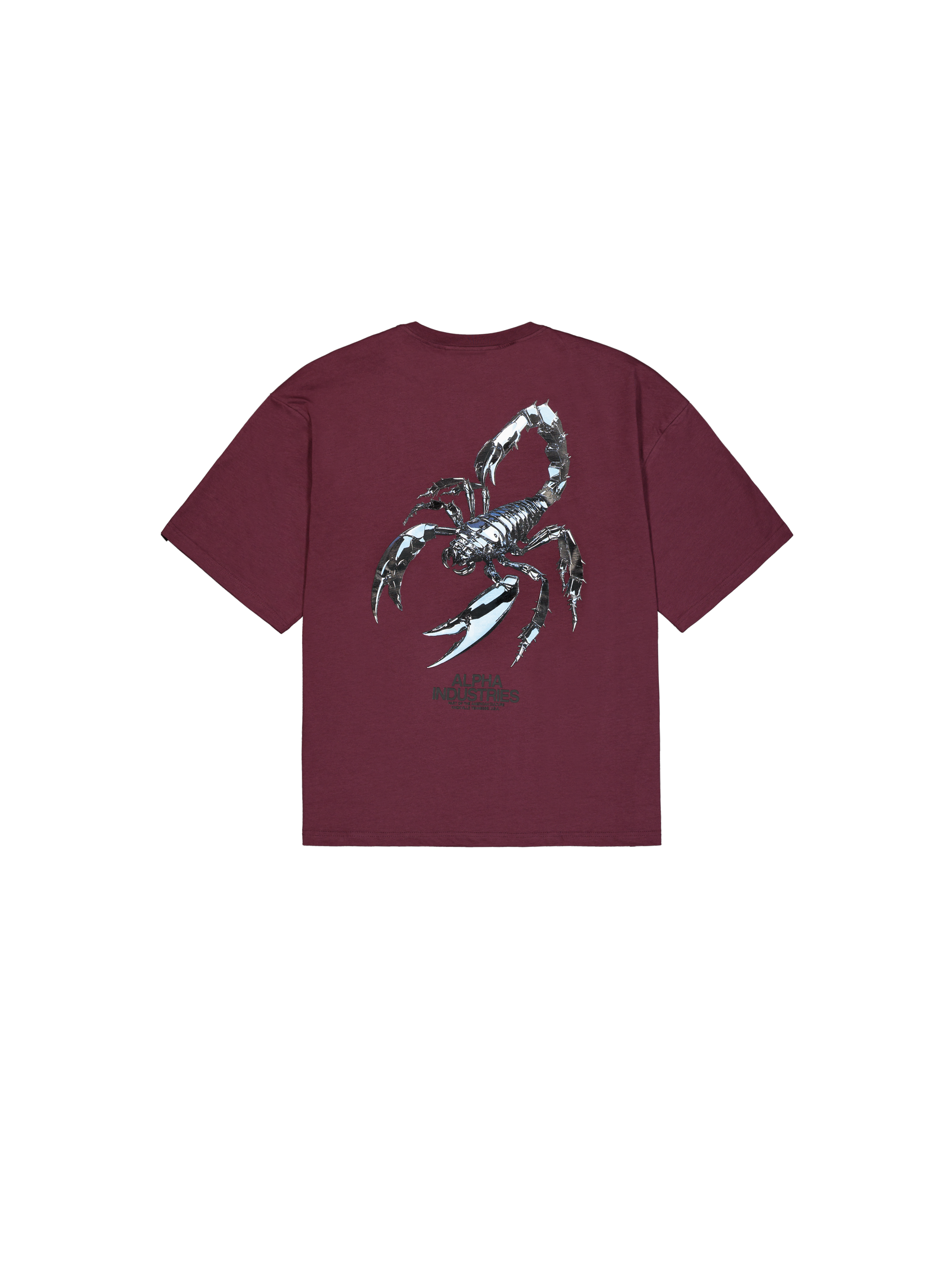 Scorpion Cyborg T-Shirt dark cherry 266515_608_1_flatlay_00002_180375