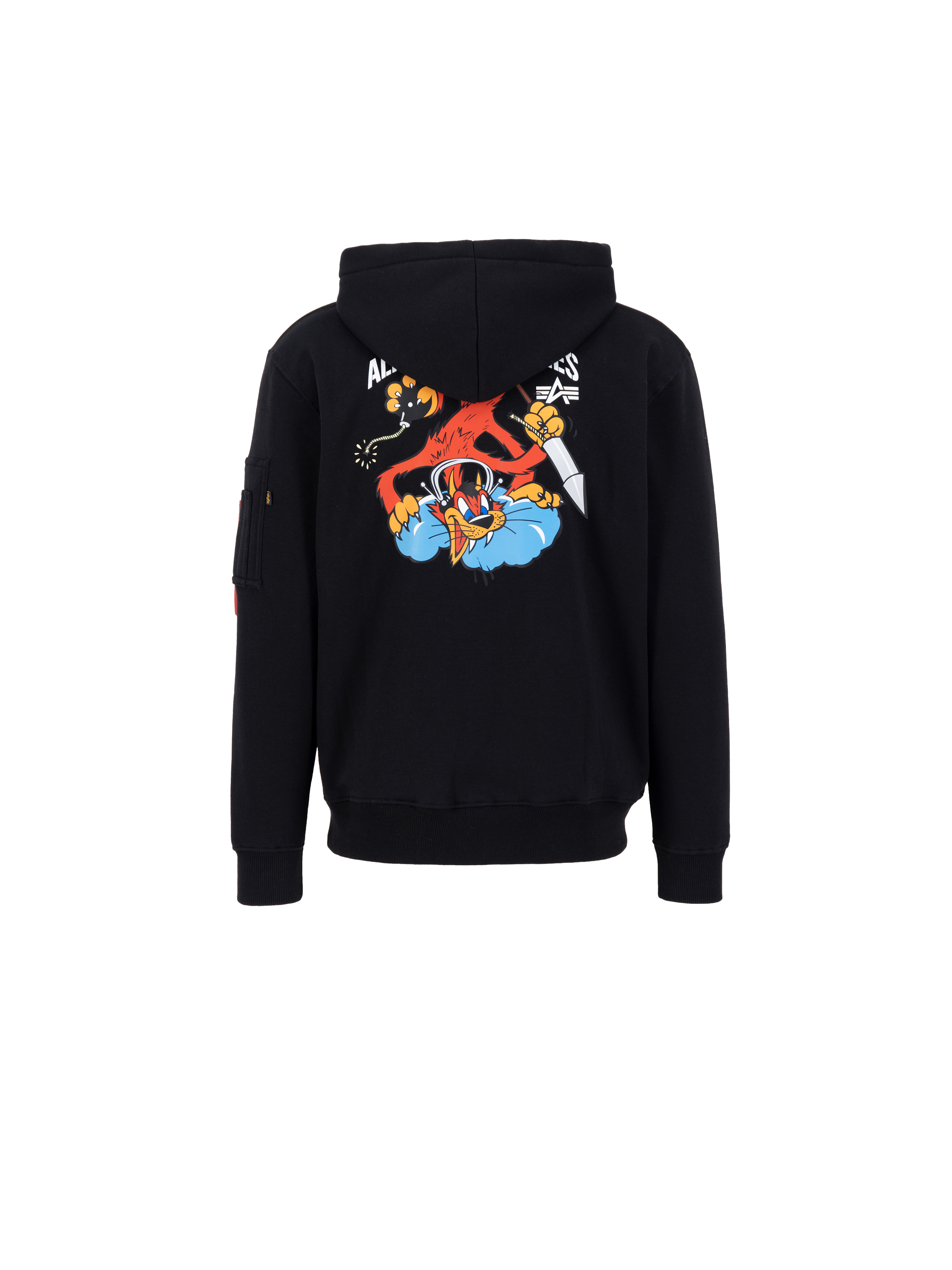 Fighter Squadron Hoodie black 108331_03_alpha_industries_fighter_squadron_hoody_bust_back_132514