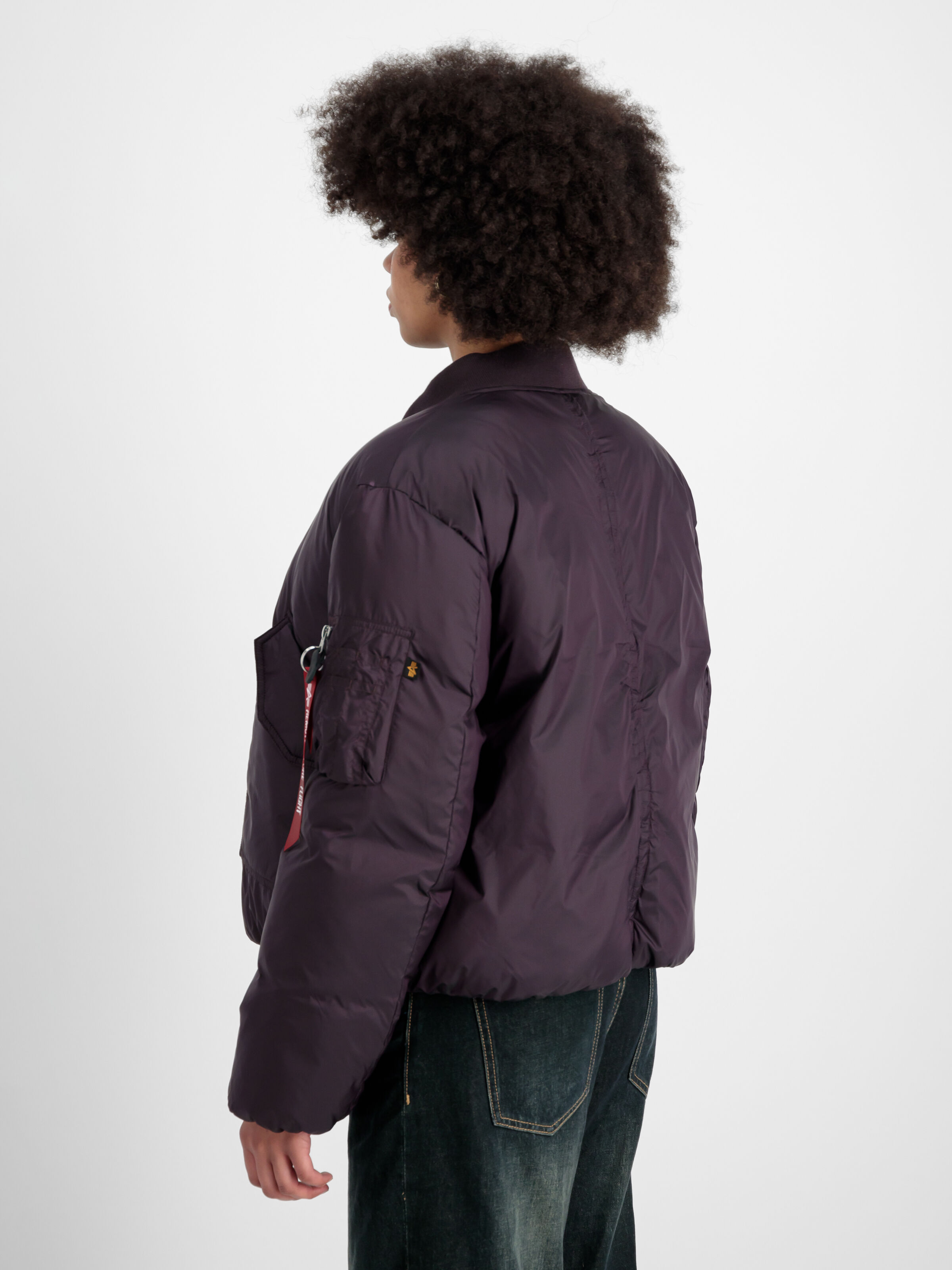 MA-1 Padded Bomber Jacket Women Plum 148004_719_2_model_00004_99509