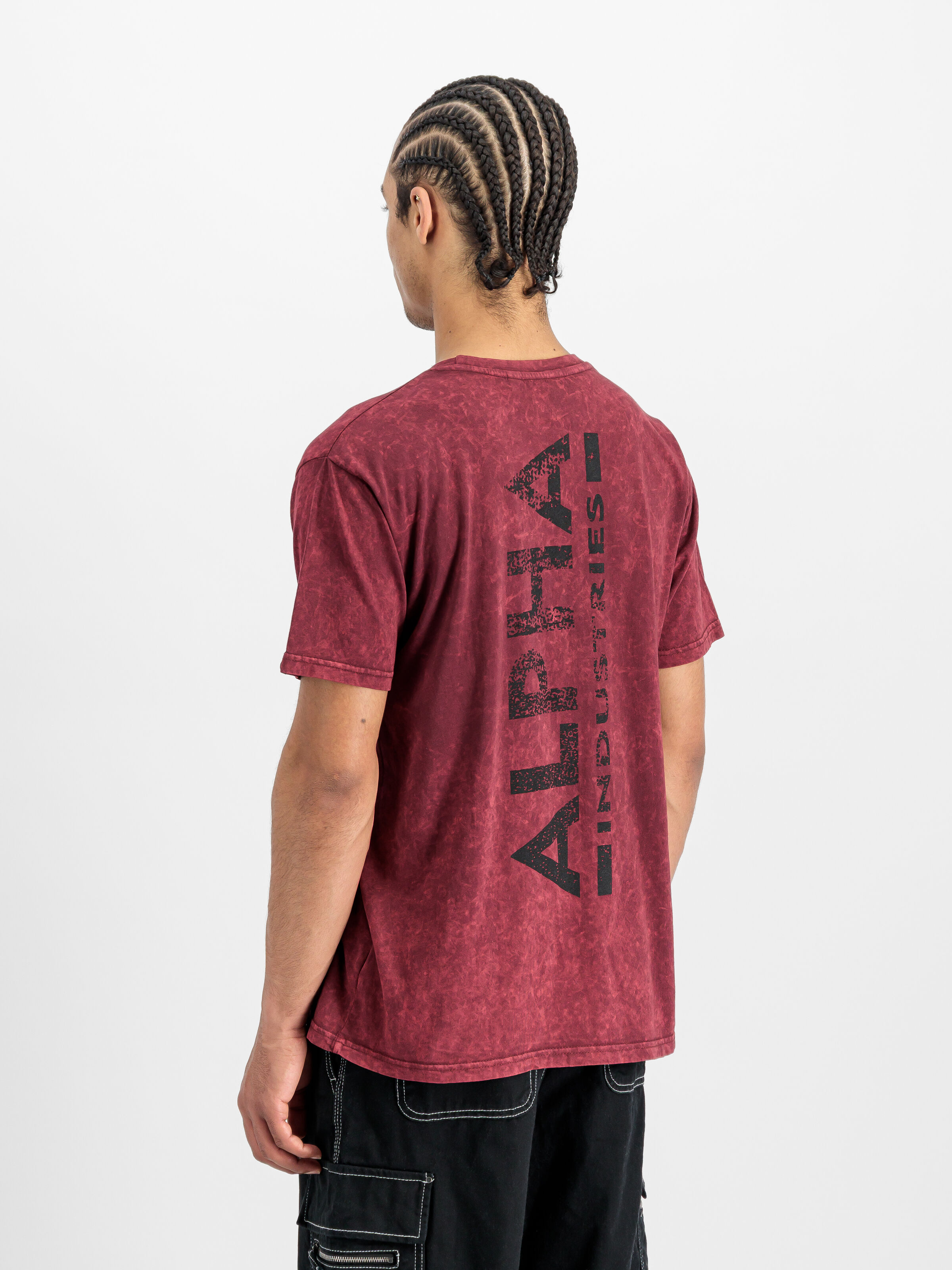 Vintage Backprint T-Shirt dark cherry 258508V_608_2_model_00003_163374