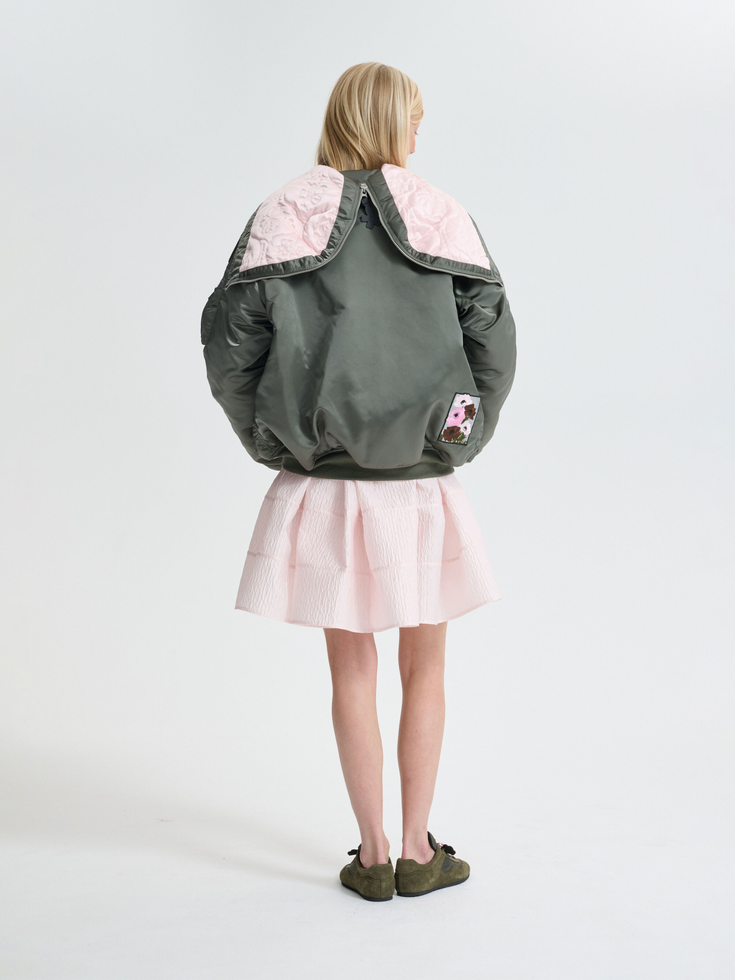 ALPHA x CECILIE BAHNSEN N-2B Patch OS Winter Jacket vintage green 766020_432_2_model_00002_215755