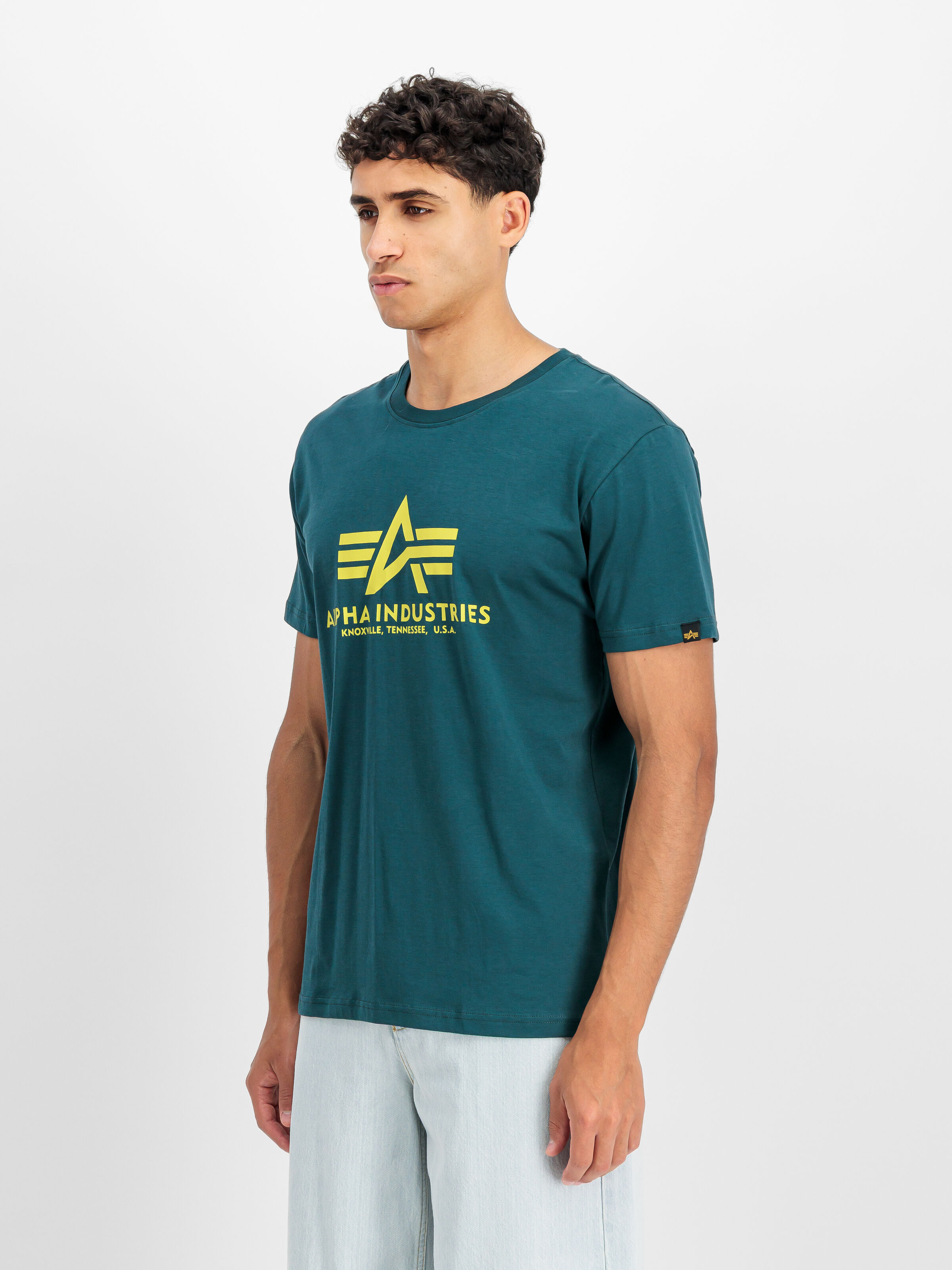 Basic Big Logo T-Shirt deep petrol 100501_609_2_model_00002_197367