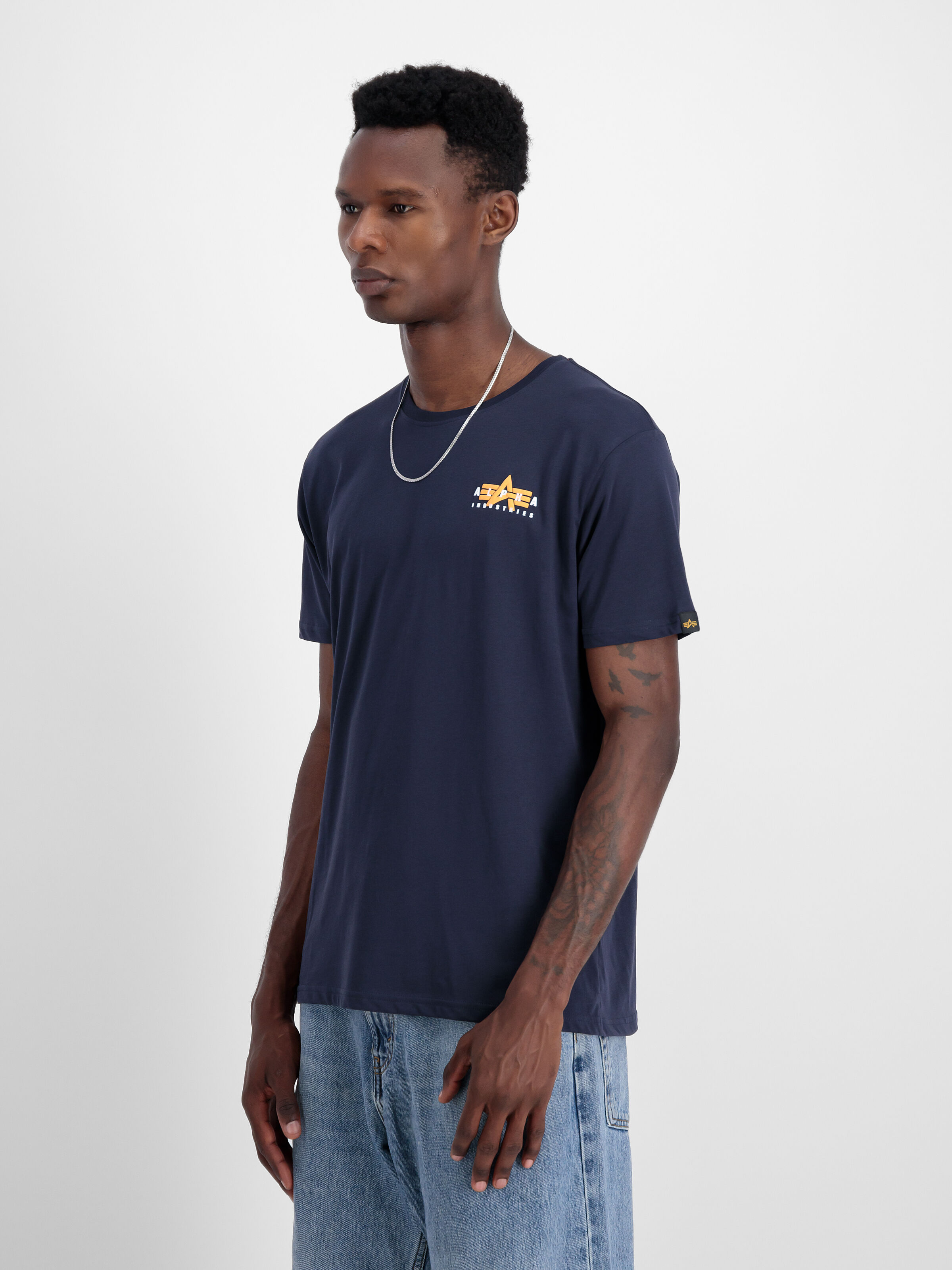 Puff Print Logo Backprint T-Shirt rep.blue 148521_07_2_model_00003_98135