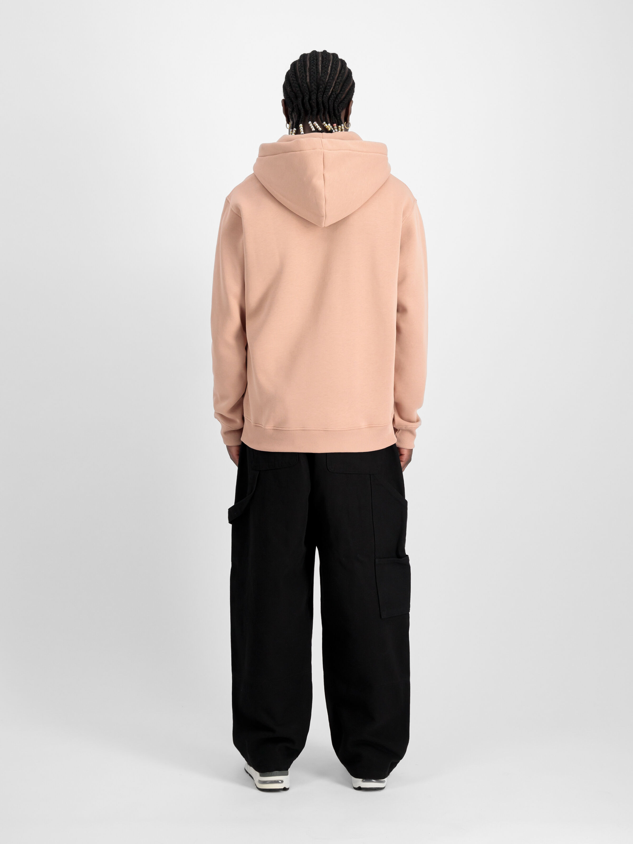 Basic Small Logo Hoodie Dusty Coral 196318_721_2_model_00002_96951