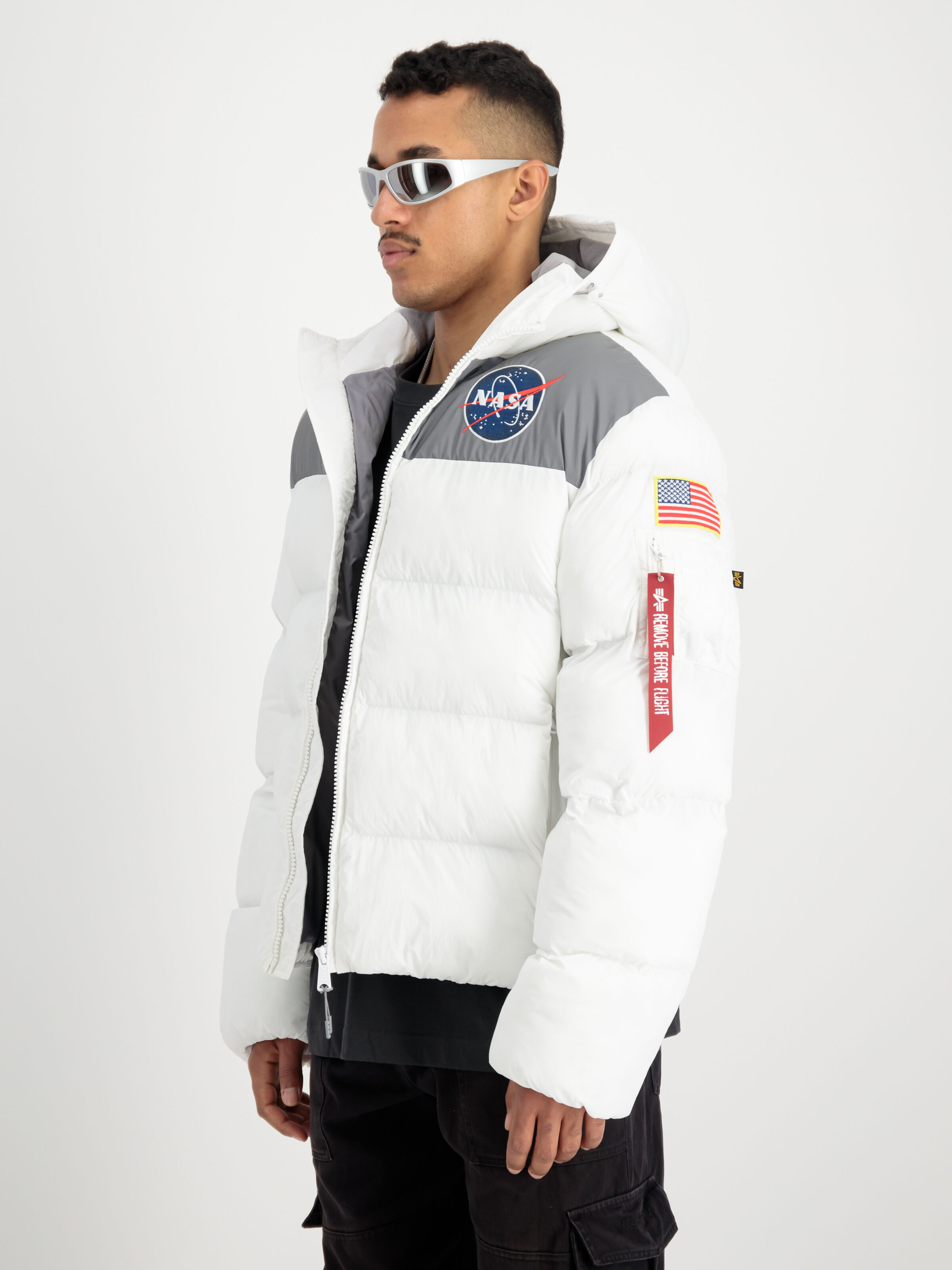 NASA Holographic Print Winter Jacket white 148135_09_2_model_00003_128552