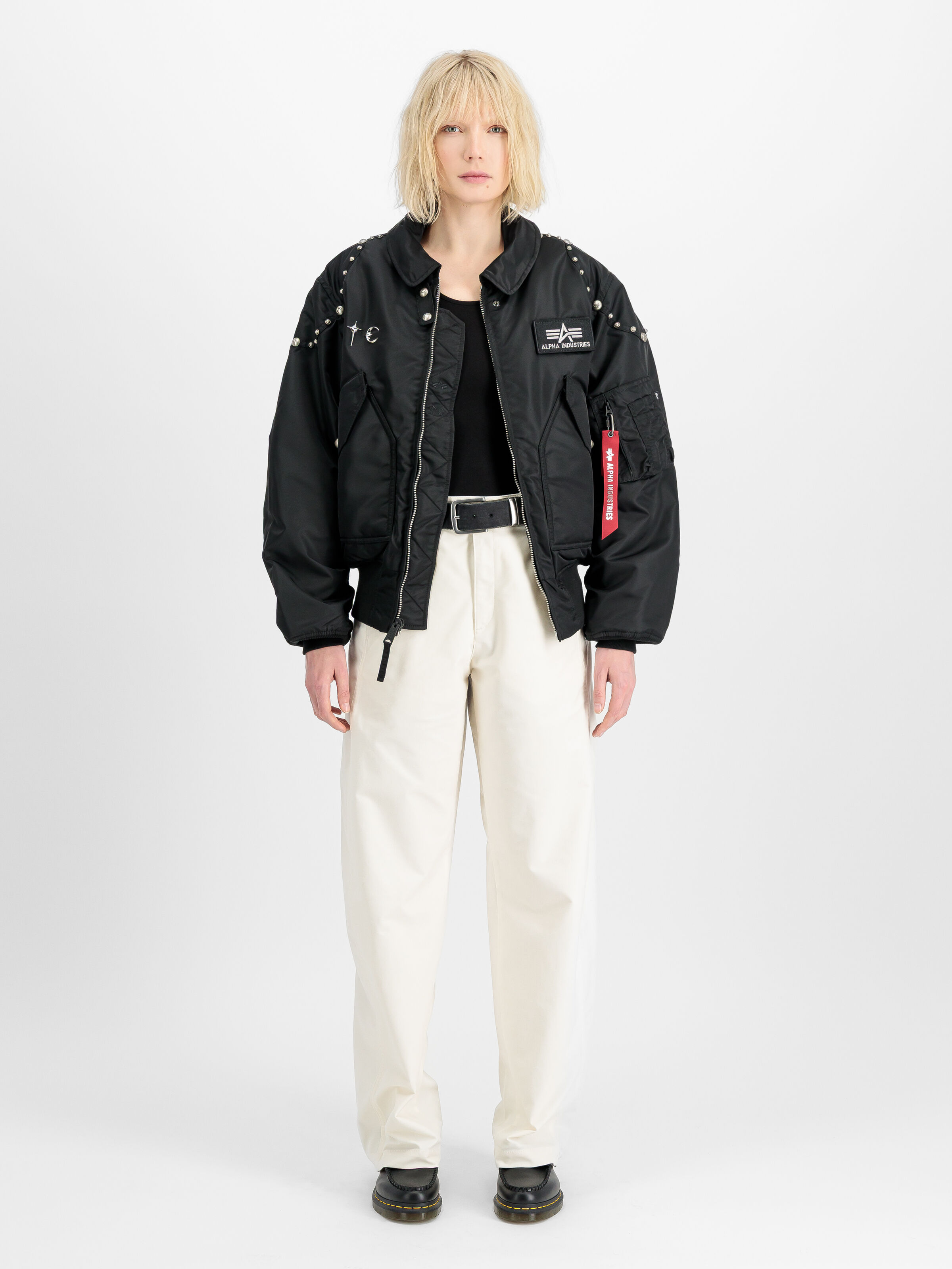 ALPHA x THUG CLUB CWU-45P RIVET Bomber Jacket black 258150_03_2_model_00001_209946