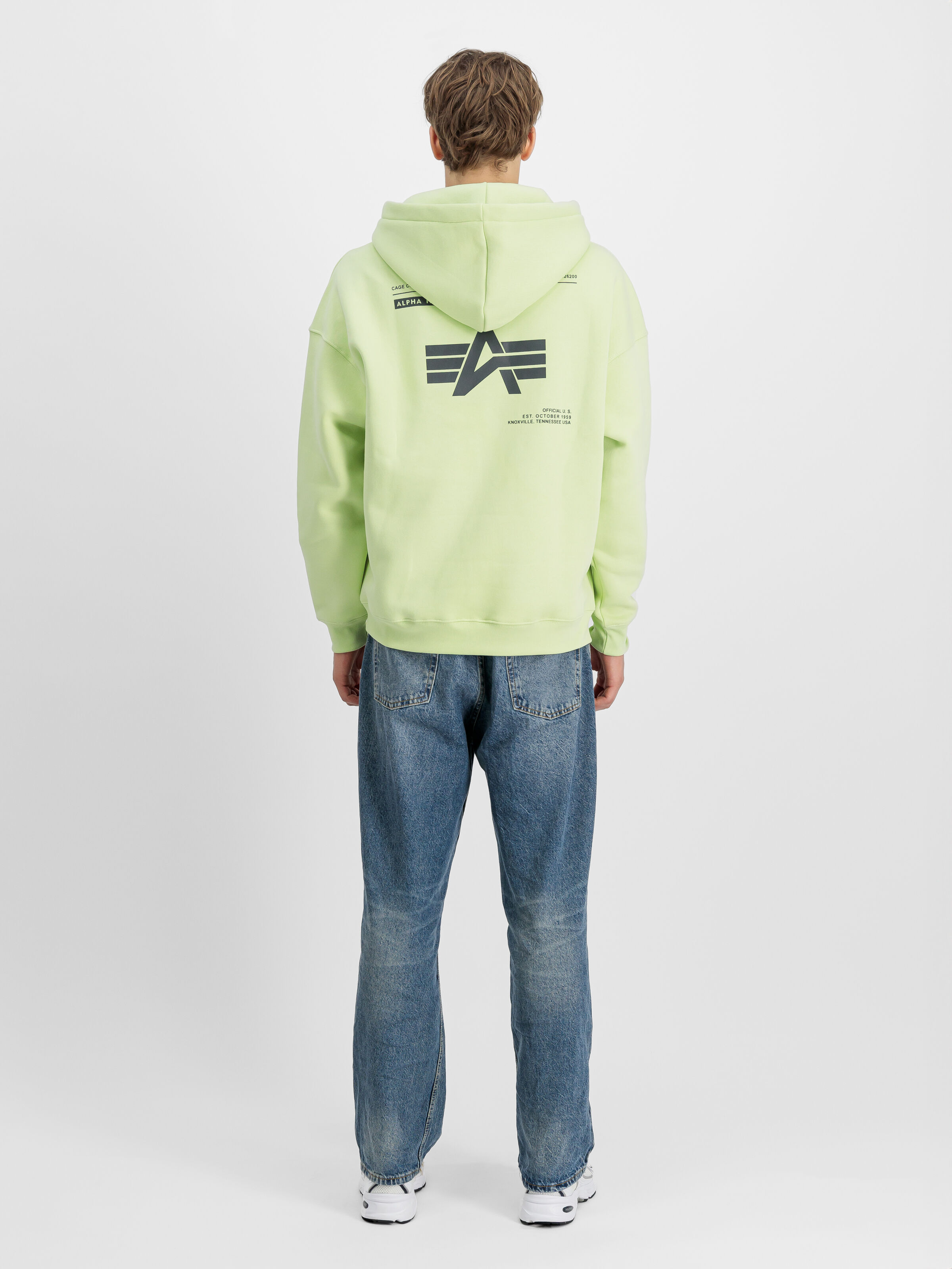 Logo Backprint Hoodie  Arctic Lime 146336_722_2_model_00002_106467
