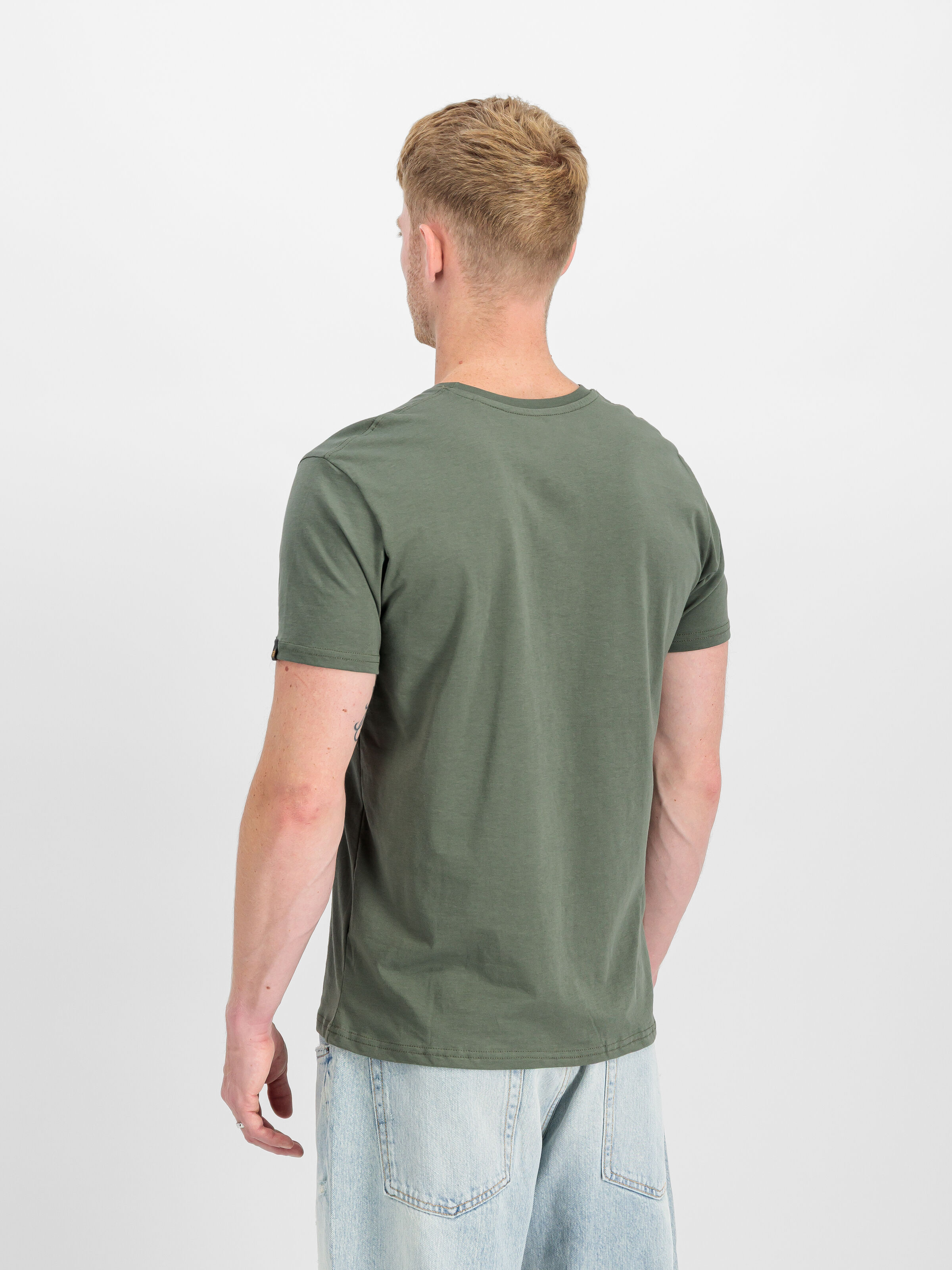 Basic Small Logo T-Shirt vintage green 188505_432_2_model_00003_192127