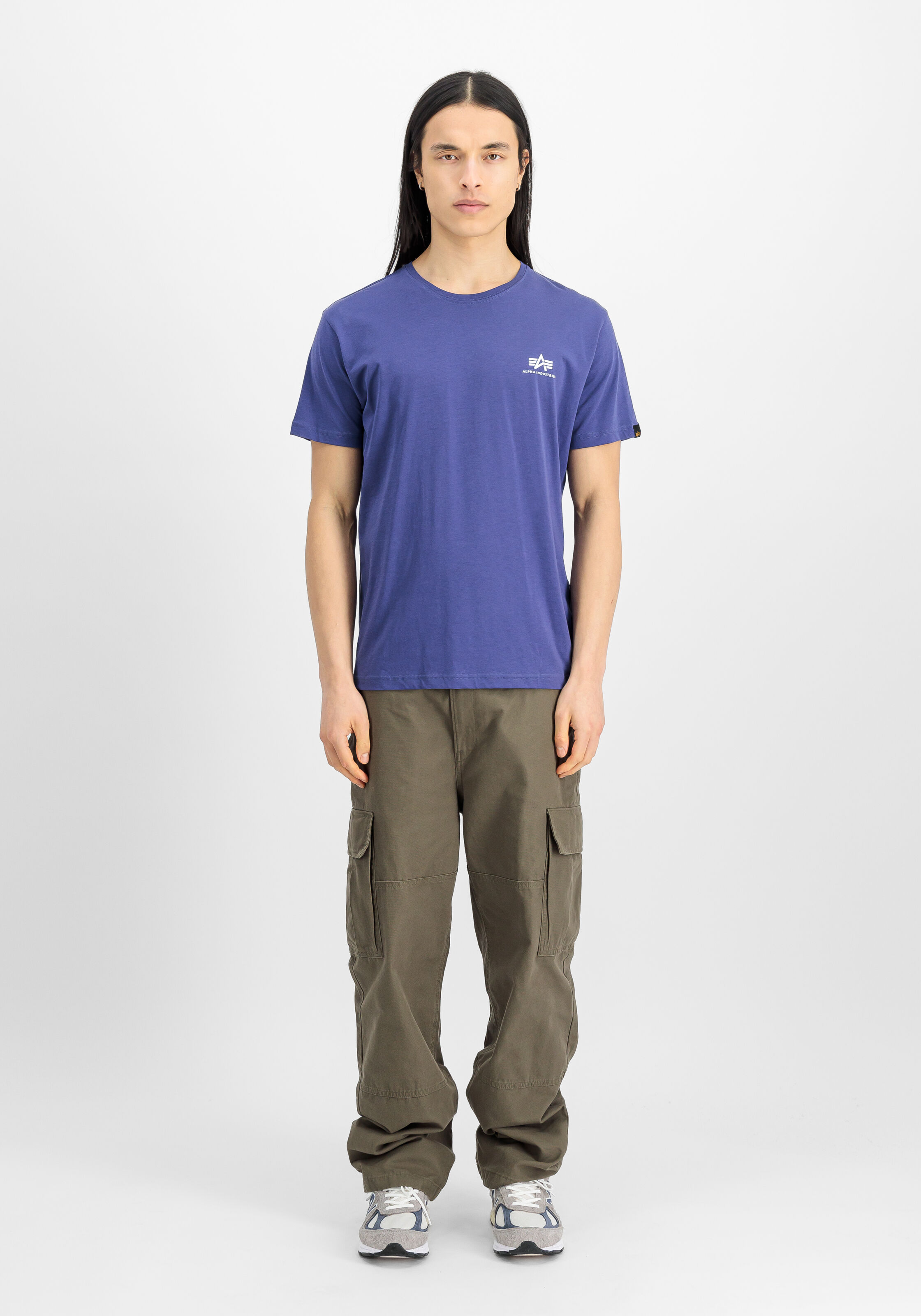 Basic Small Logo T-Shirt night purple 188505_735_2_model_00001_146230