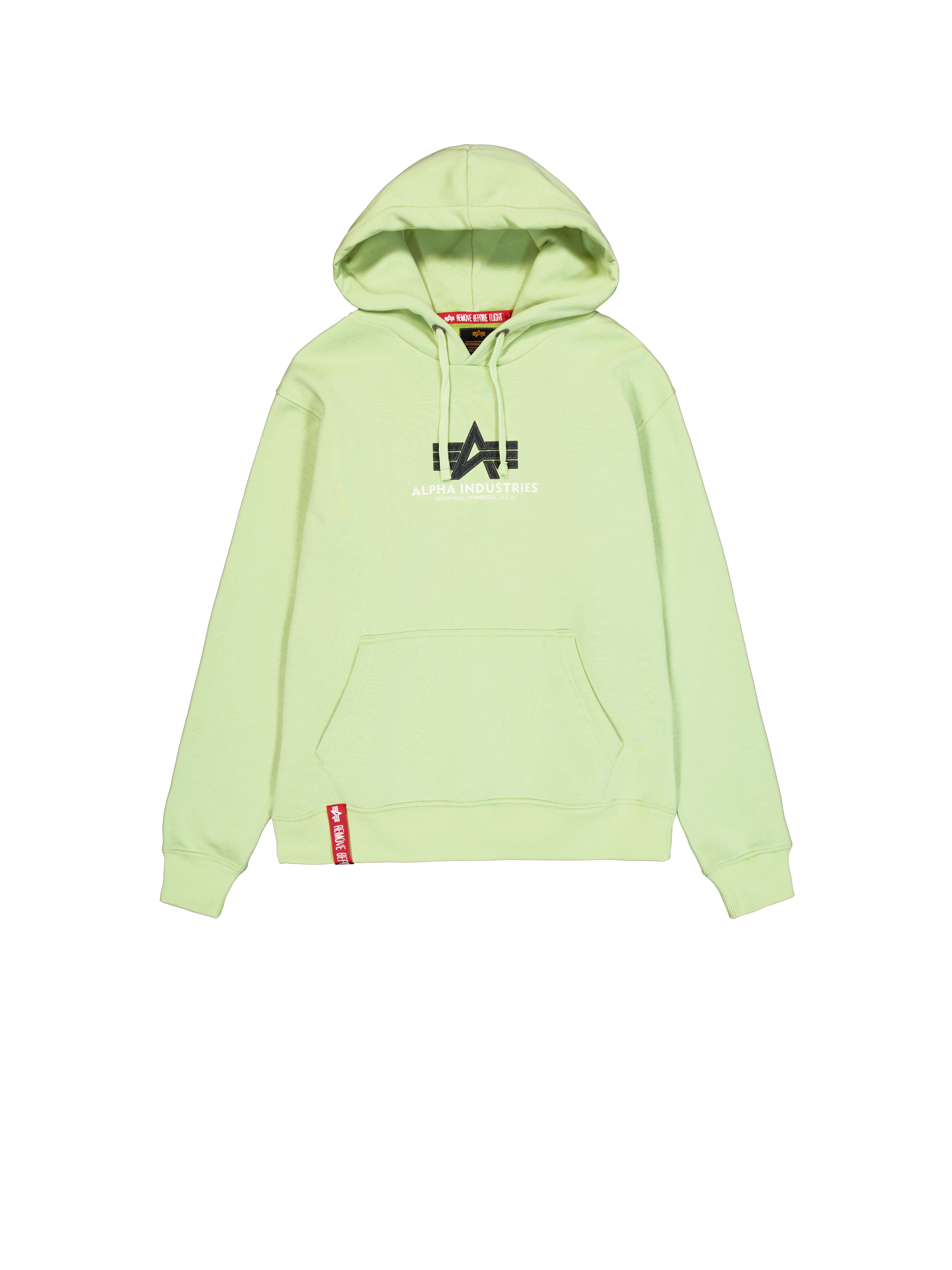 Basic Big Logo Rubber Hoodie Arctic Lime 178312RB_722_1_flatlay_00001_129329.png