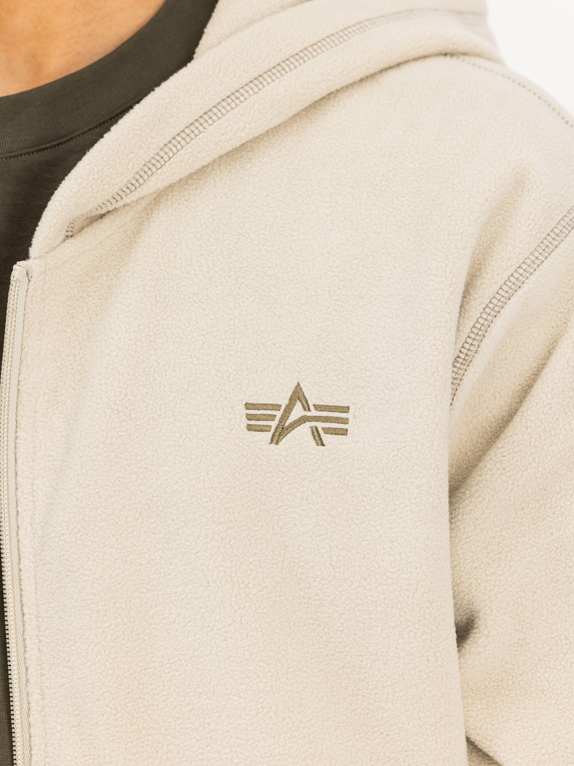 Polar Fleece Zip Hoodie organic beige 268331_627_3_detail_00001_236641