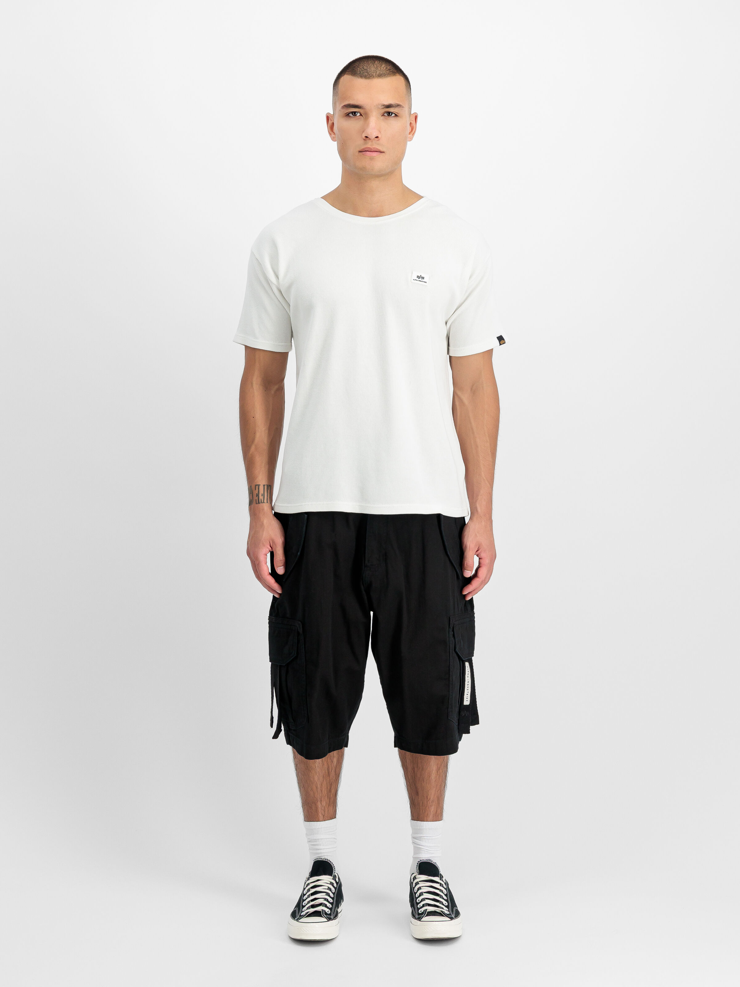 Waffle Small Logo T-Shirt white 266524_09_2_model_00001_213883