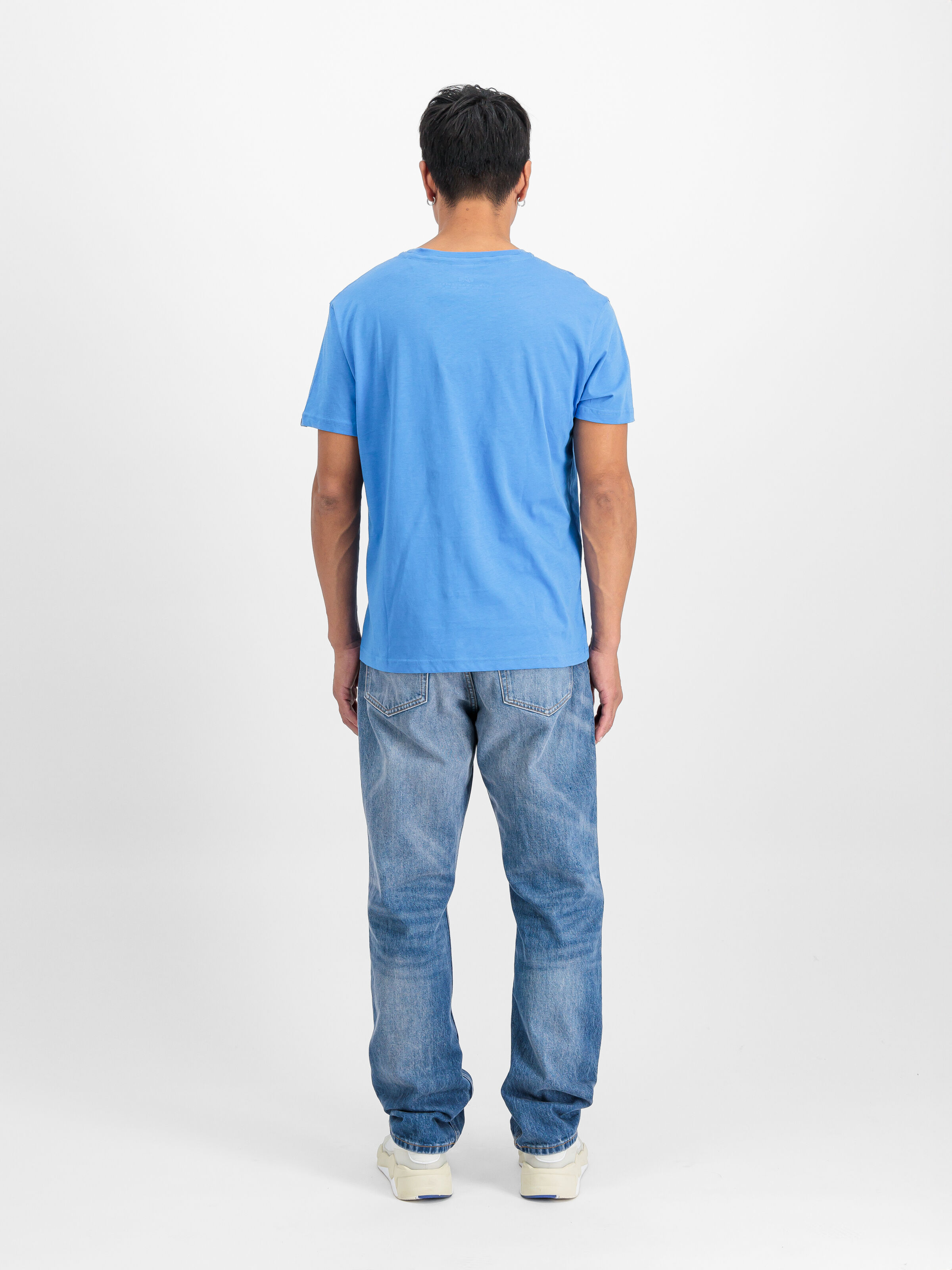 Alpha Puff Print T-Shirt mediteranian blue 146509_737_2_model_00002_118316