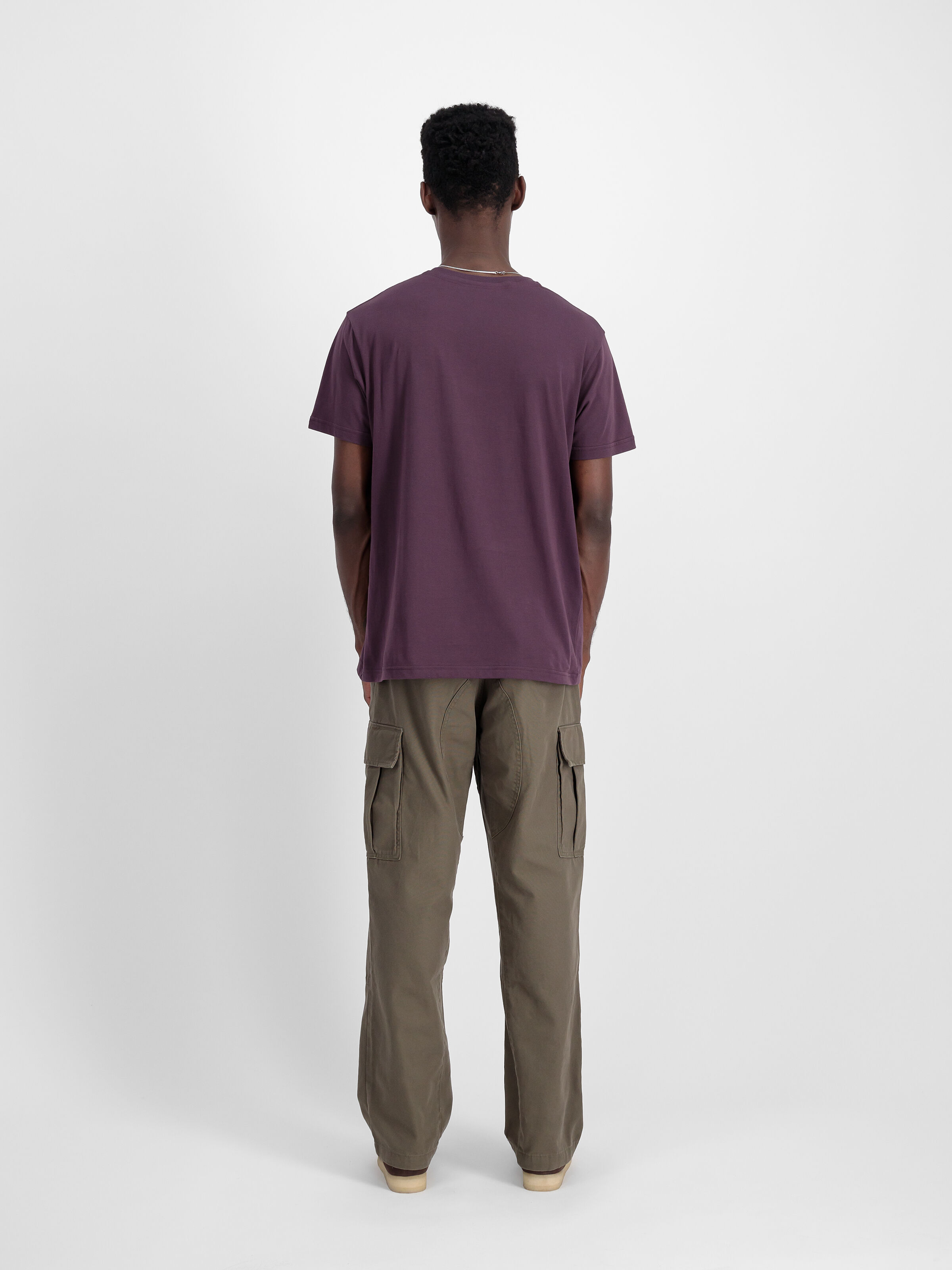 Alpha Label T-Shirt Plum 118502_719_2_model_00002_112848