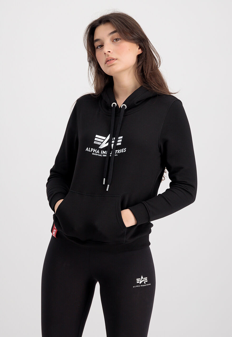 New Basic Foil Print Women Hoodie black/metalsilver 196032FP_530_alpha_industries_new_basic_hoody_wmn_foil_print_001_123267.jpg