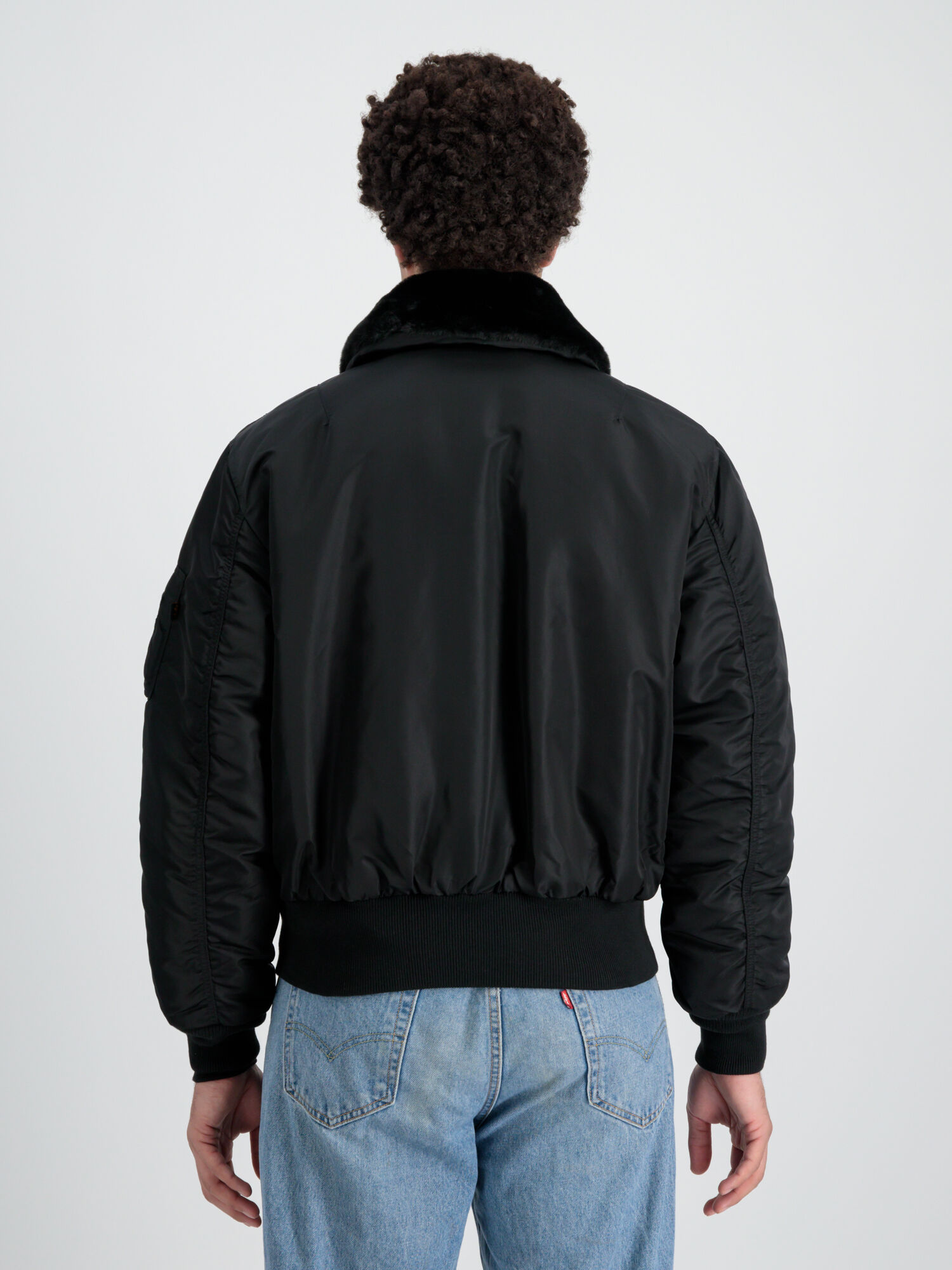 B-15 Heritage Bomber Jacket black 100107_03_alpha_industries_b15_005_124399
