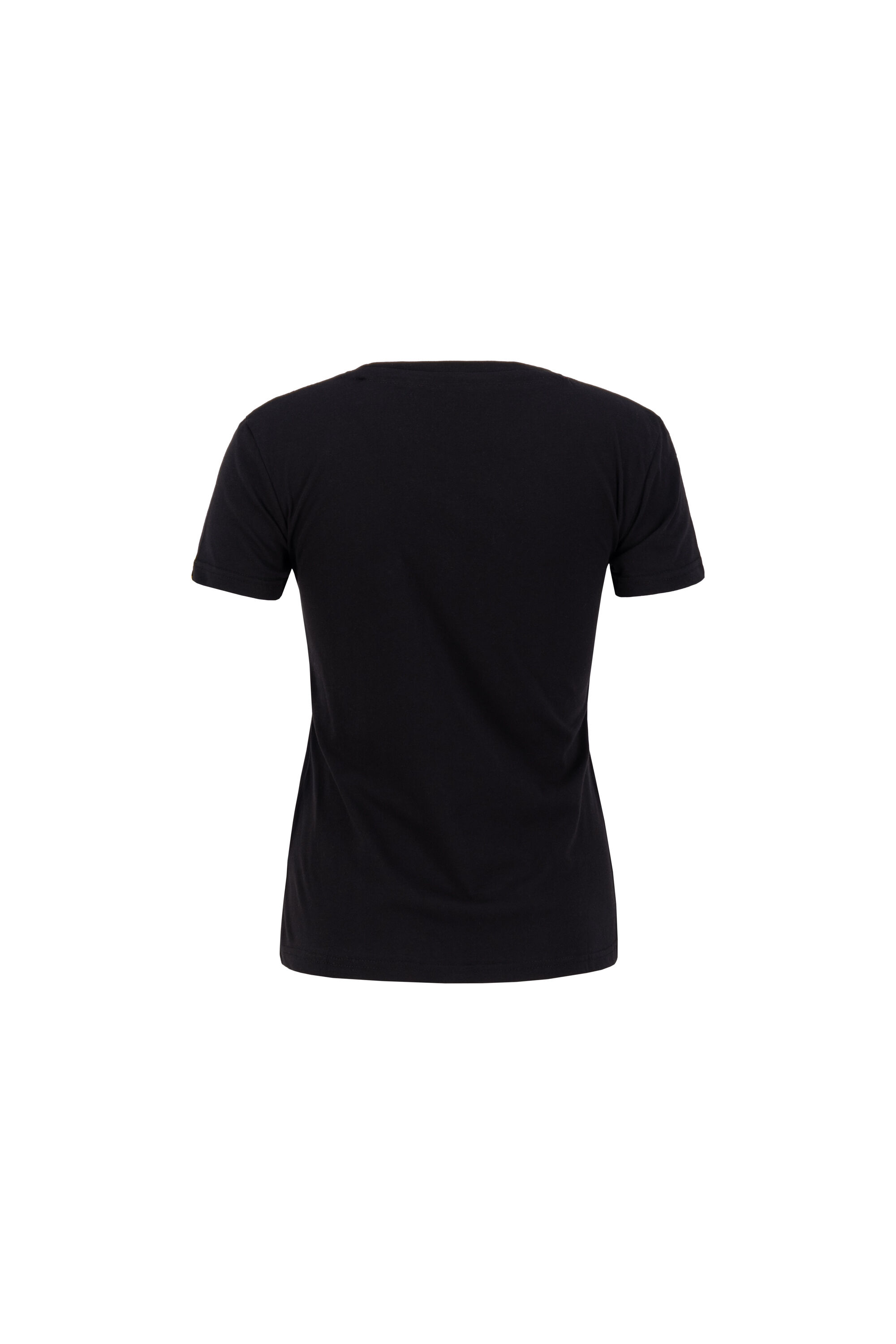 New Basic Foil Print Women T-Shirt black/gold 196051FP_365_002_122148