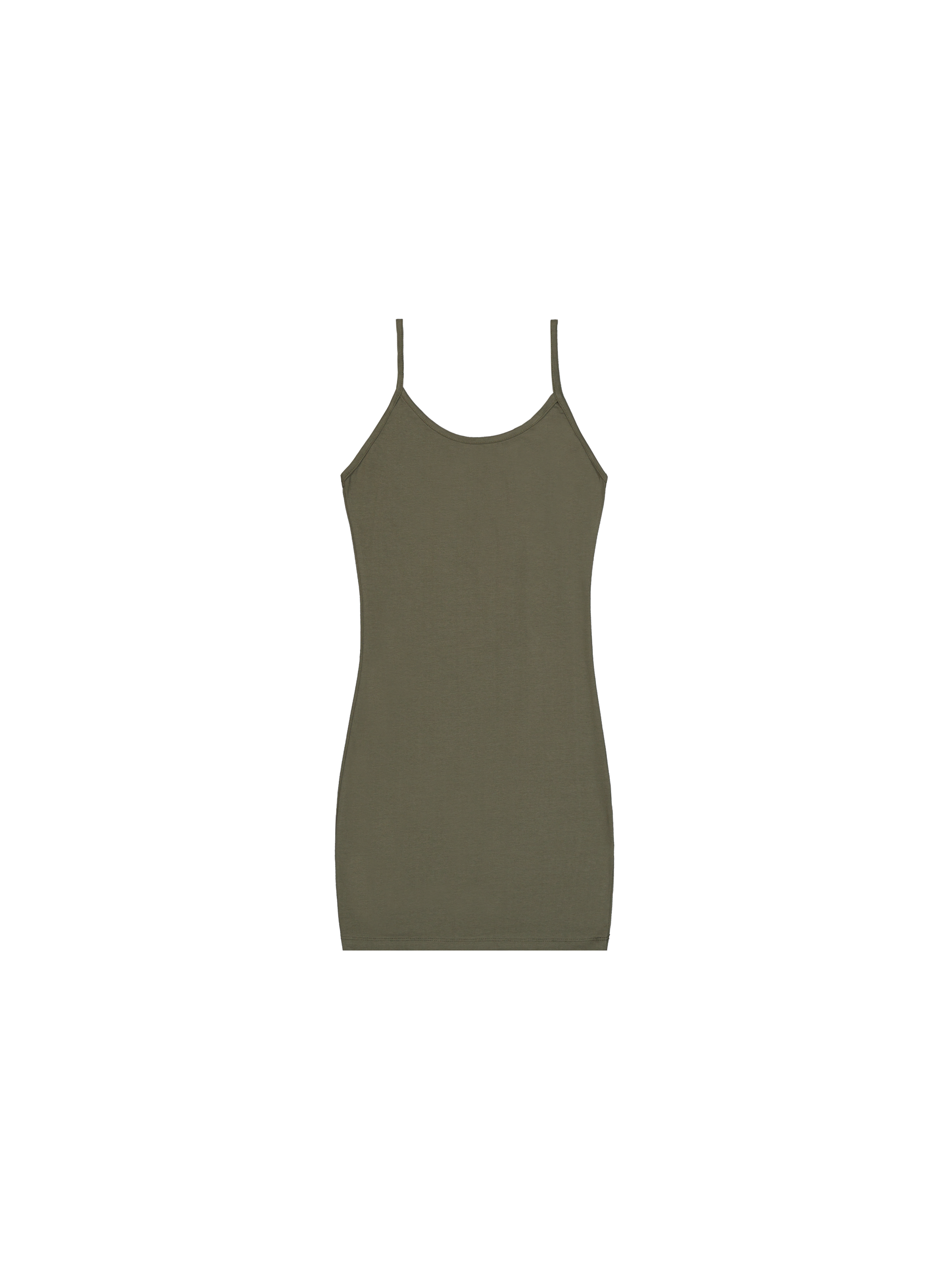 Basic Small Logo Dress Women dark olive 116078_142_1_flatlay_00002_222049