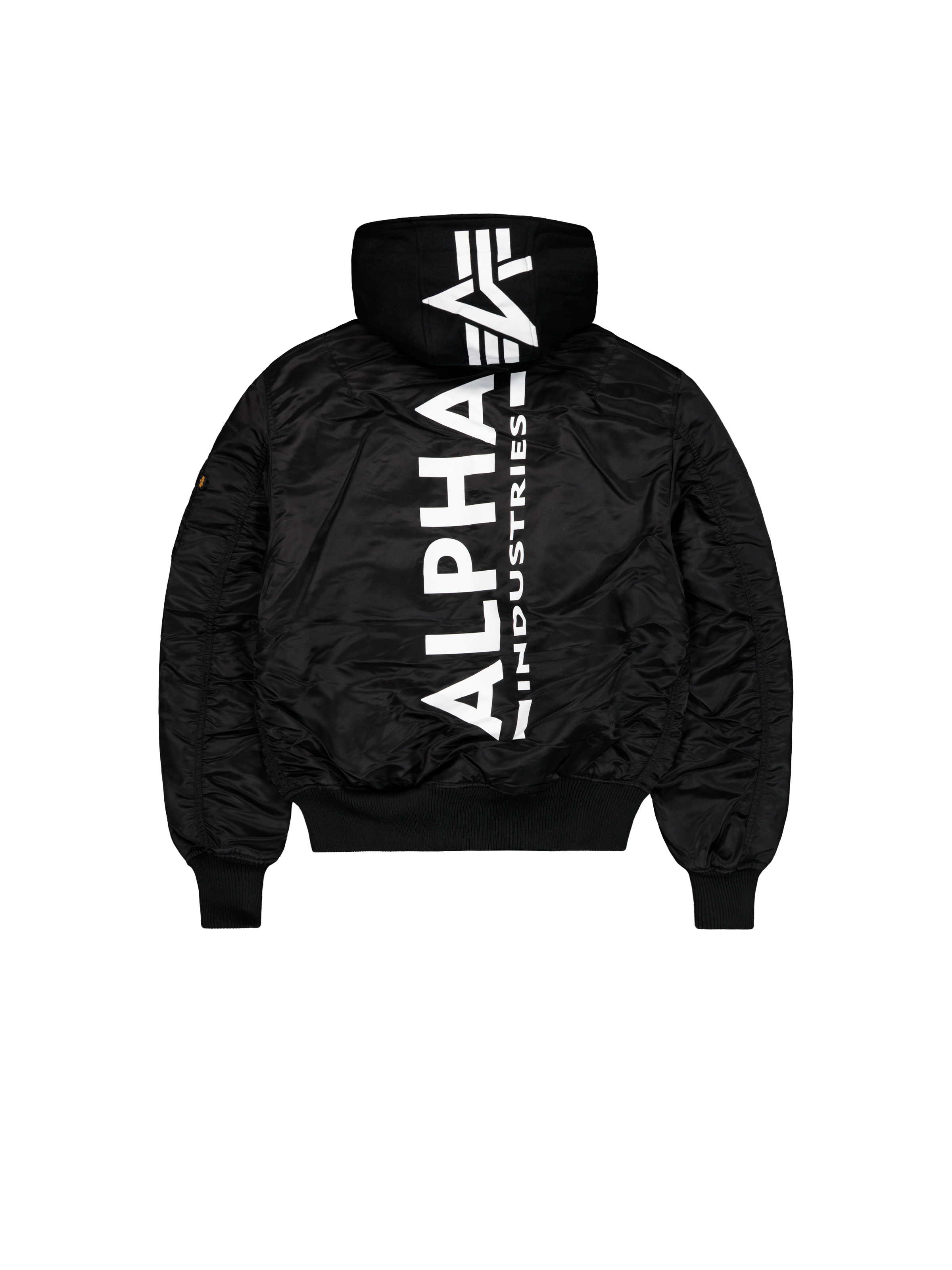 MA-1 Zip Hood Backprint Bomber Jacket black/white 128113_95_1_flatlay_00002_187784