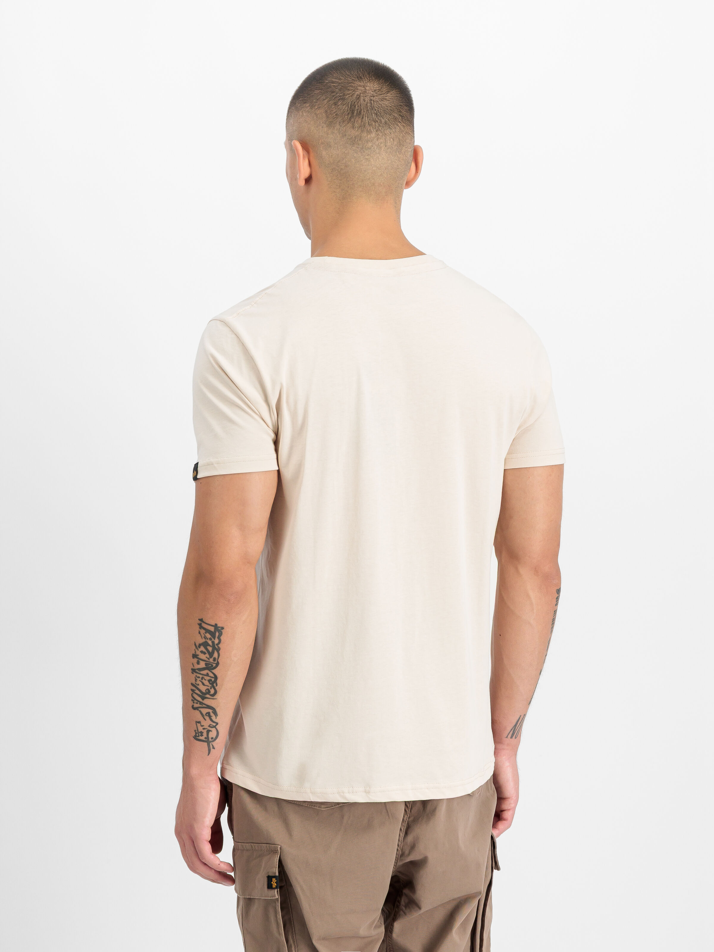 Alpha Wording T-Shirt jet stream white 108501_578_2_model_00003_215111