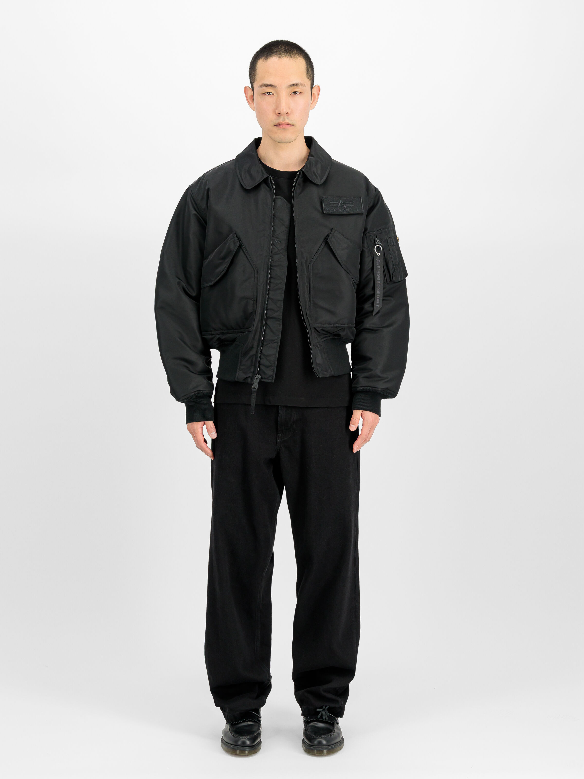 CWU-45 Heritage Bomber Jacket all black 100102_404_2_model_00001_243903