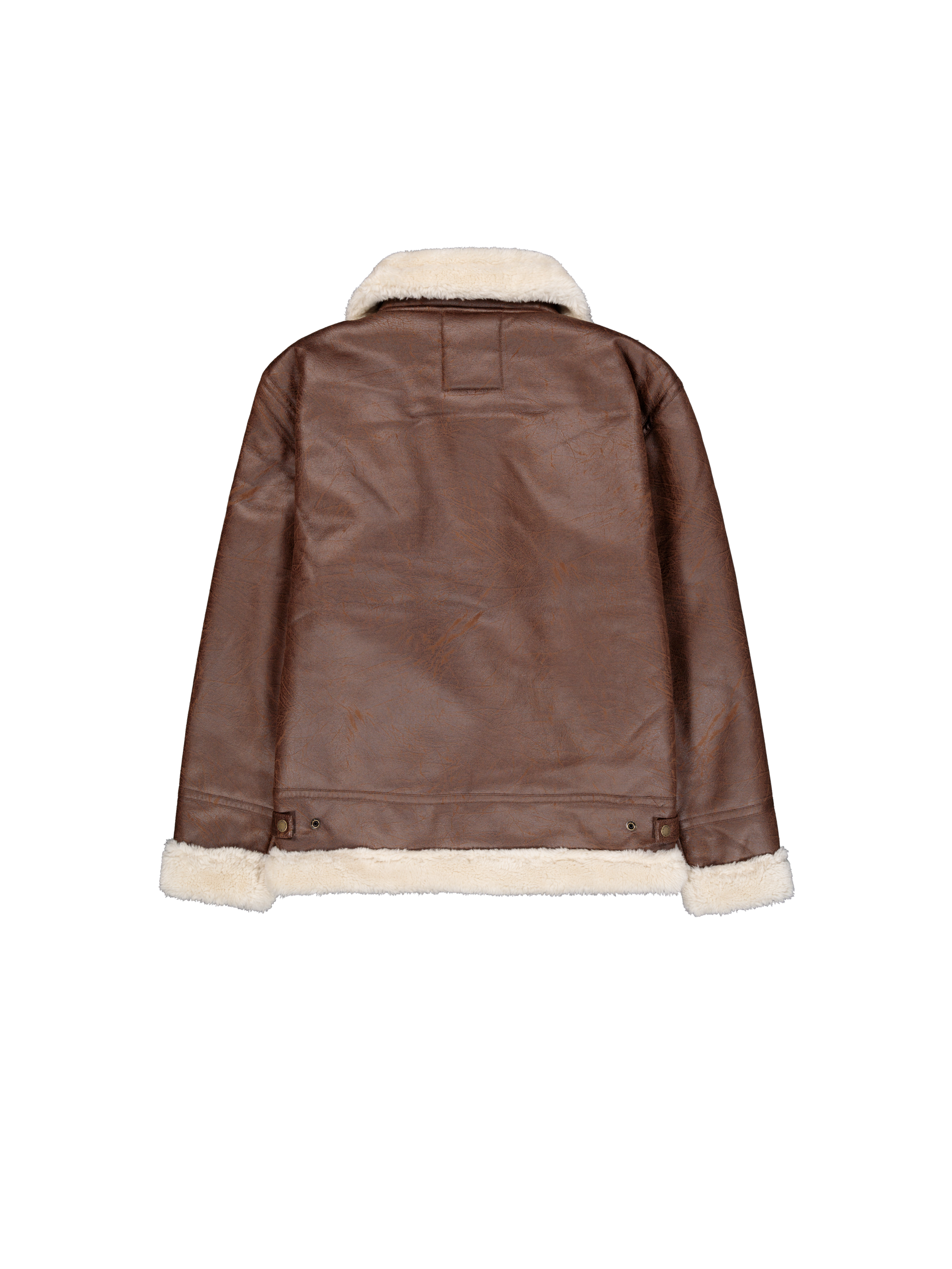 B-3 Faux Leather Bomber Jacket brown 143106_20_1_flatlay_00002_104286