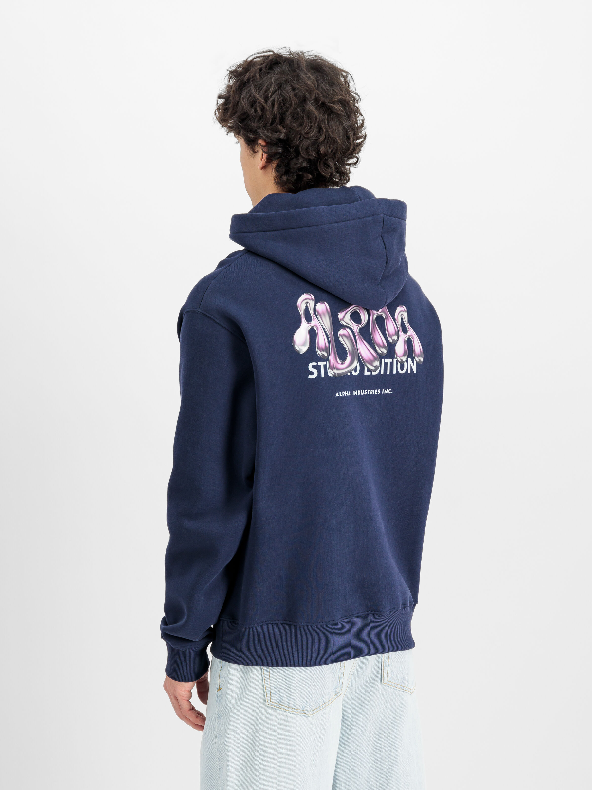 Studio Edition Backprint Hoodie ultra navy 156339_697_2_model_00004_139639
