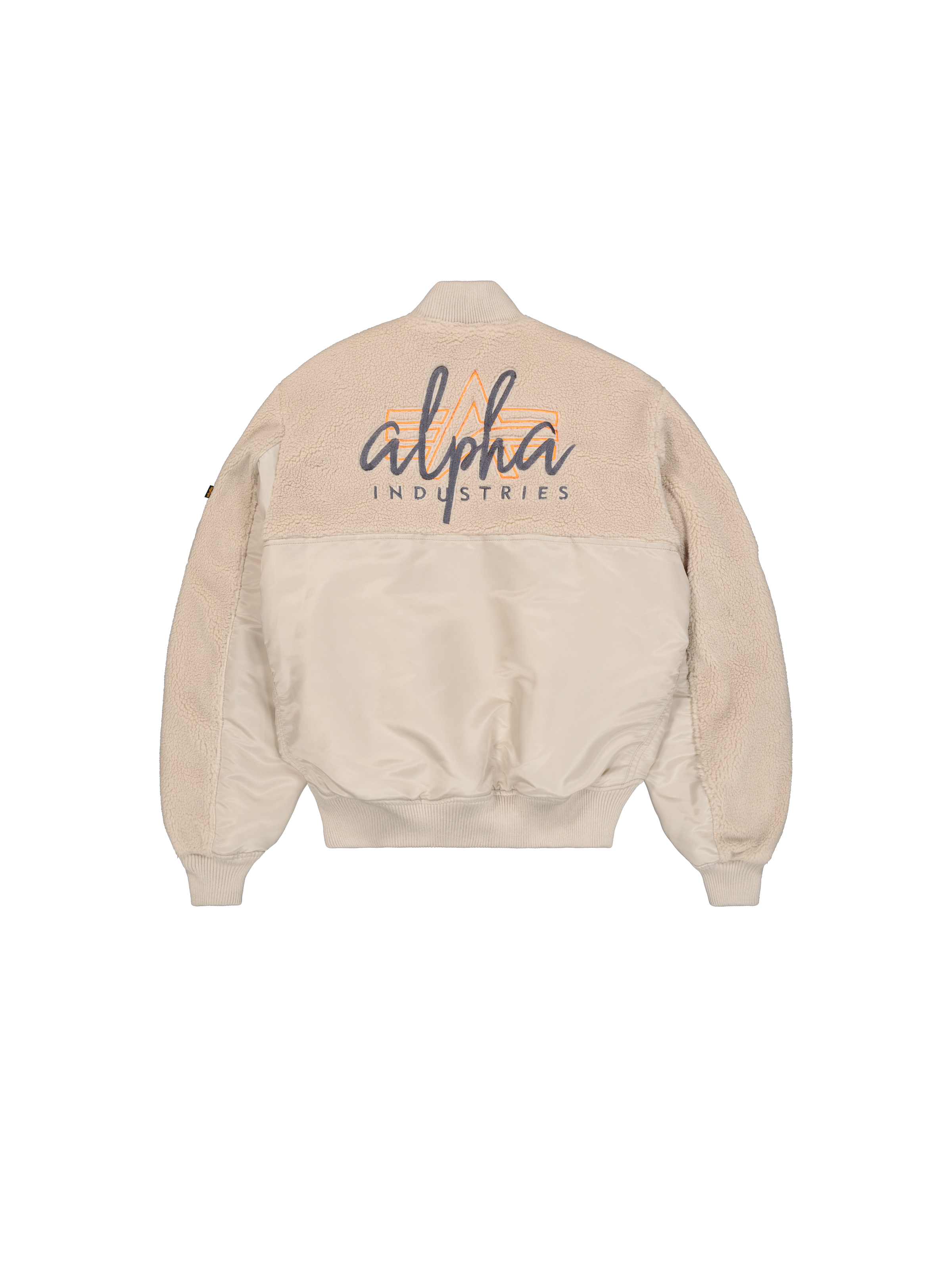MA-1 Teddy Bomber Jacket organic beige 258118_627_1_flatlay_00002_163186