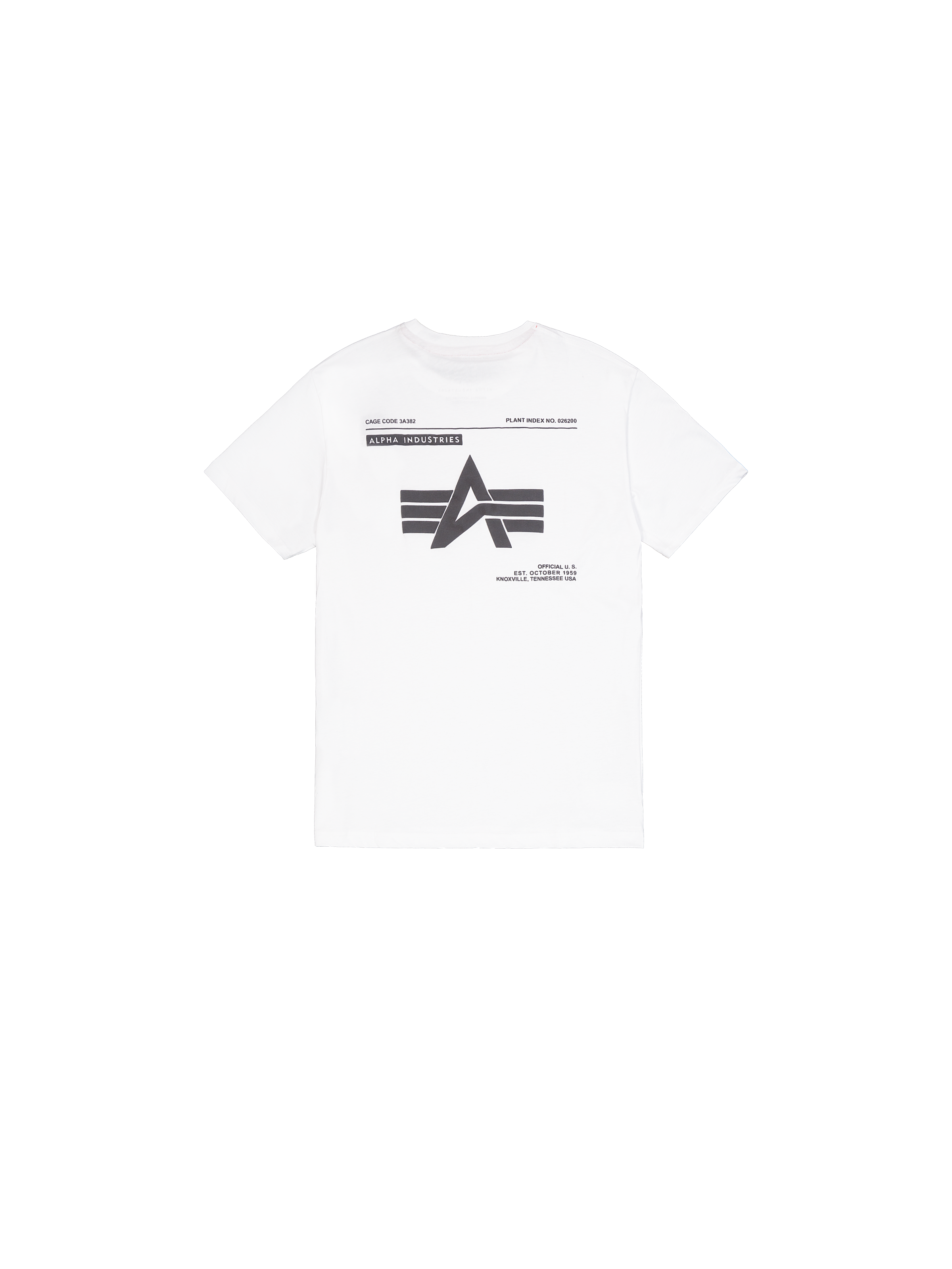Label Backprint T-Shirt white 258505_09_1_flatlay_00002_159772
