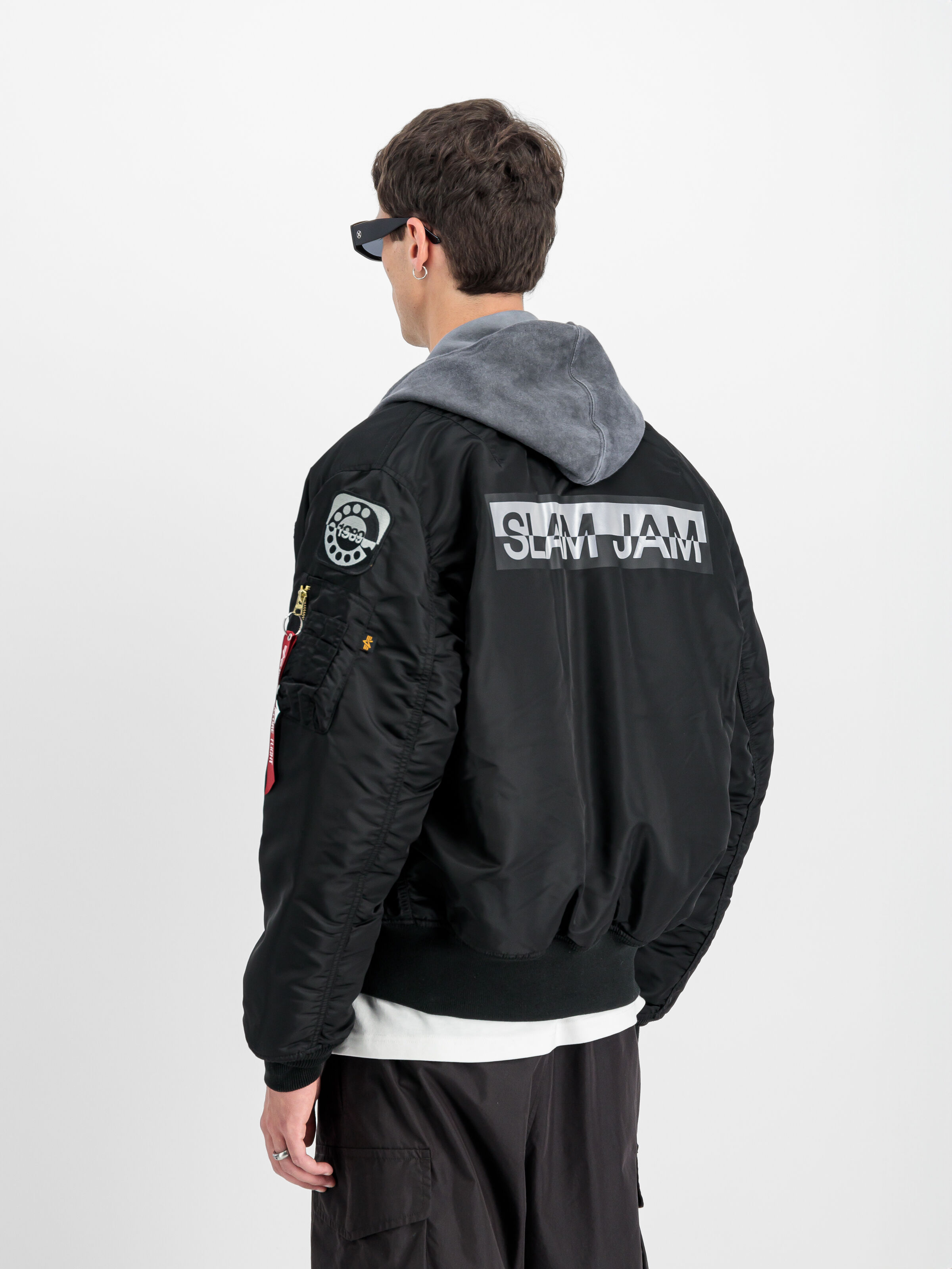 ALPHA X SLAM JAM MA-1 Bomber Jacket black 148167_03_2_model_00004_117369