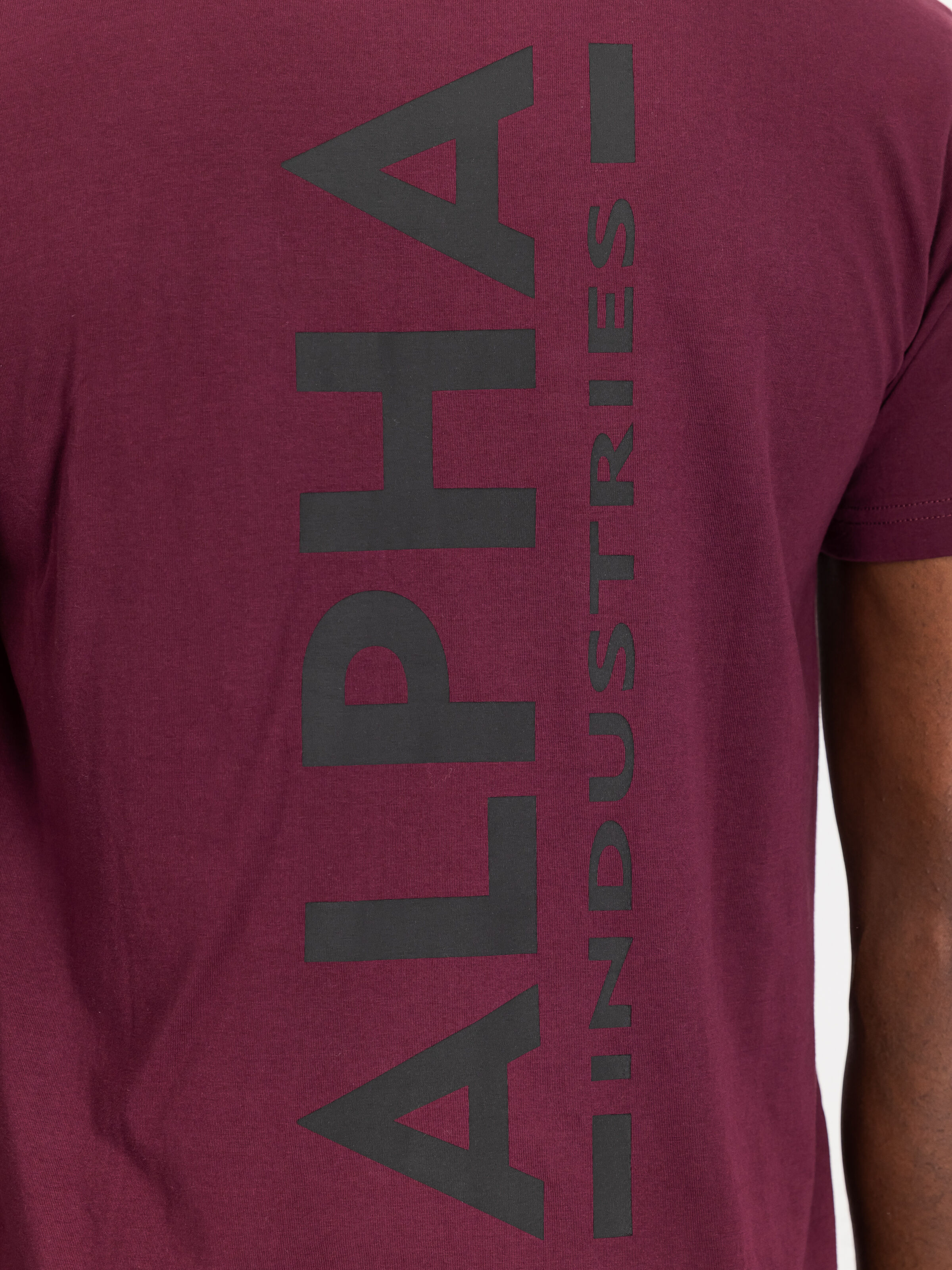 Backprint T-Shirt dark cherry 128507_608_3_detail_00002_160653