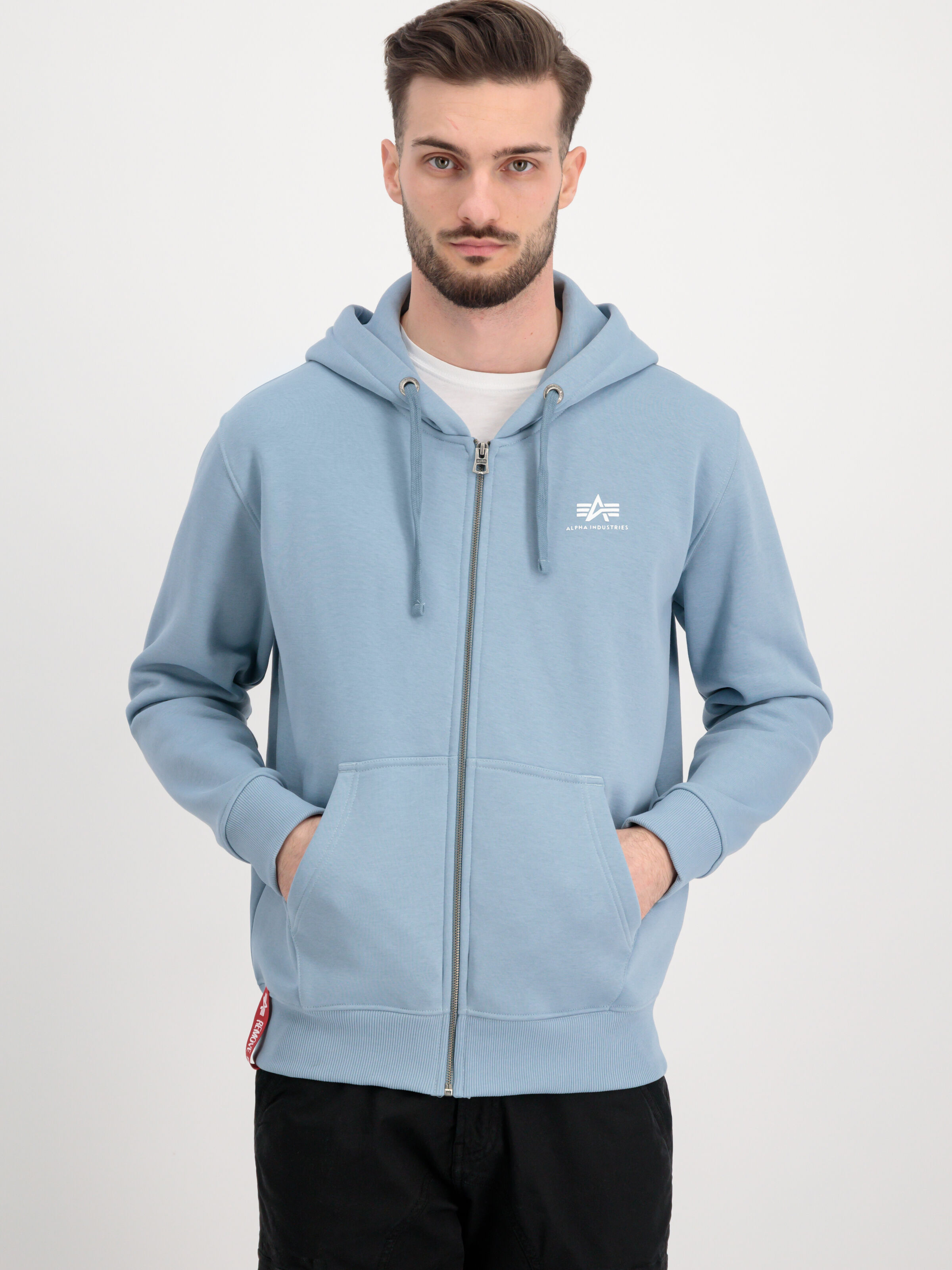 Basic Small Logo Zip Hoodie greyblue 118342_134_alpha_industries_basic_zip_hoody_002_182522