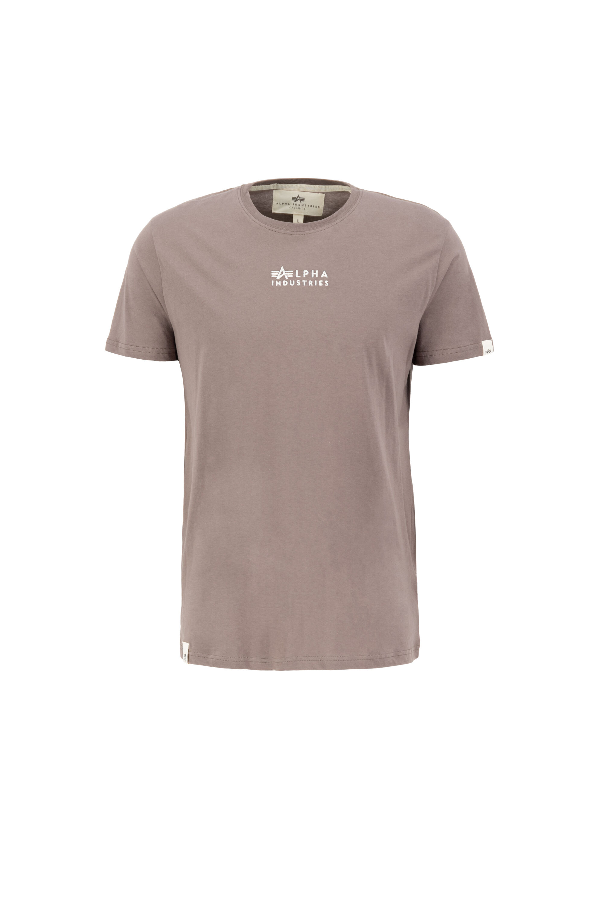 Organics Embroidery T-Shirt organic brown 118529_628_alpha_industries_organics_emb_t_bust_front_124169.jpg