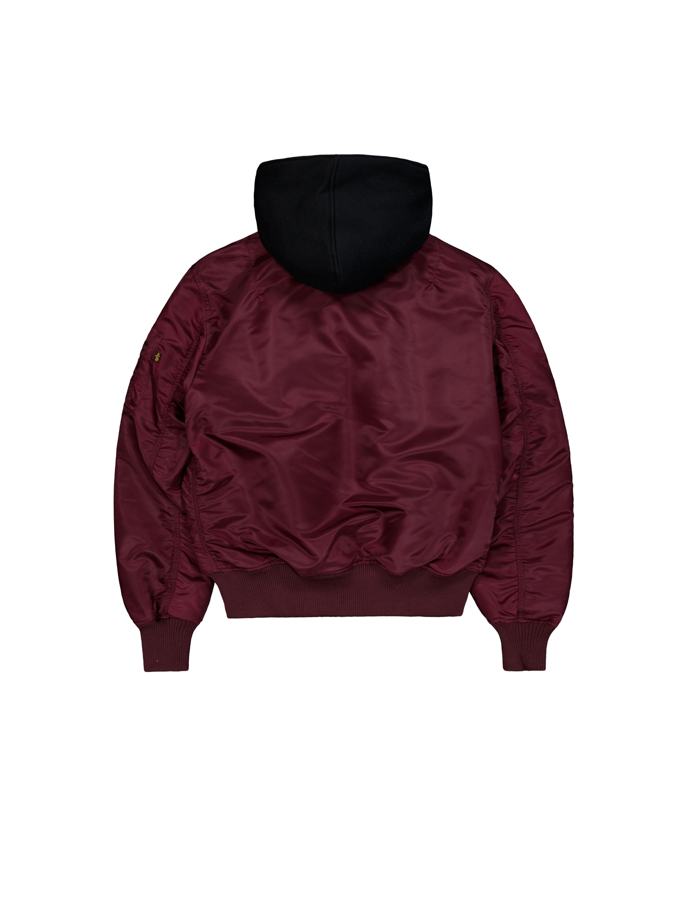 MA-1 D-Tec Sleeve Embroidery Bomber Jacket dark cherry 133104_608_1_flatlay_00002_163748