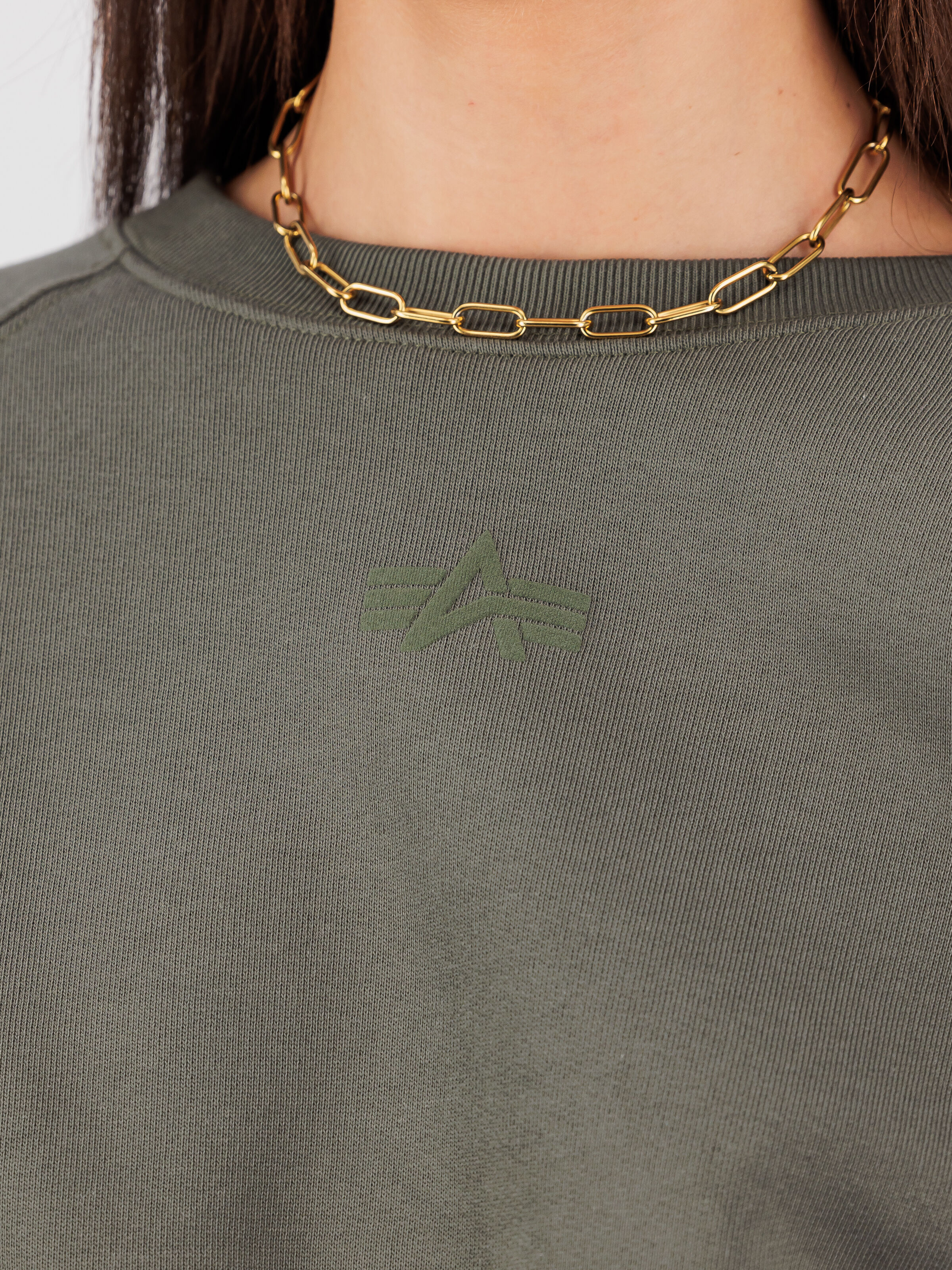 Waisted Sweatshirt Women dark olive 148031_142_3_detail_00001_103658