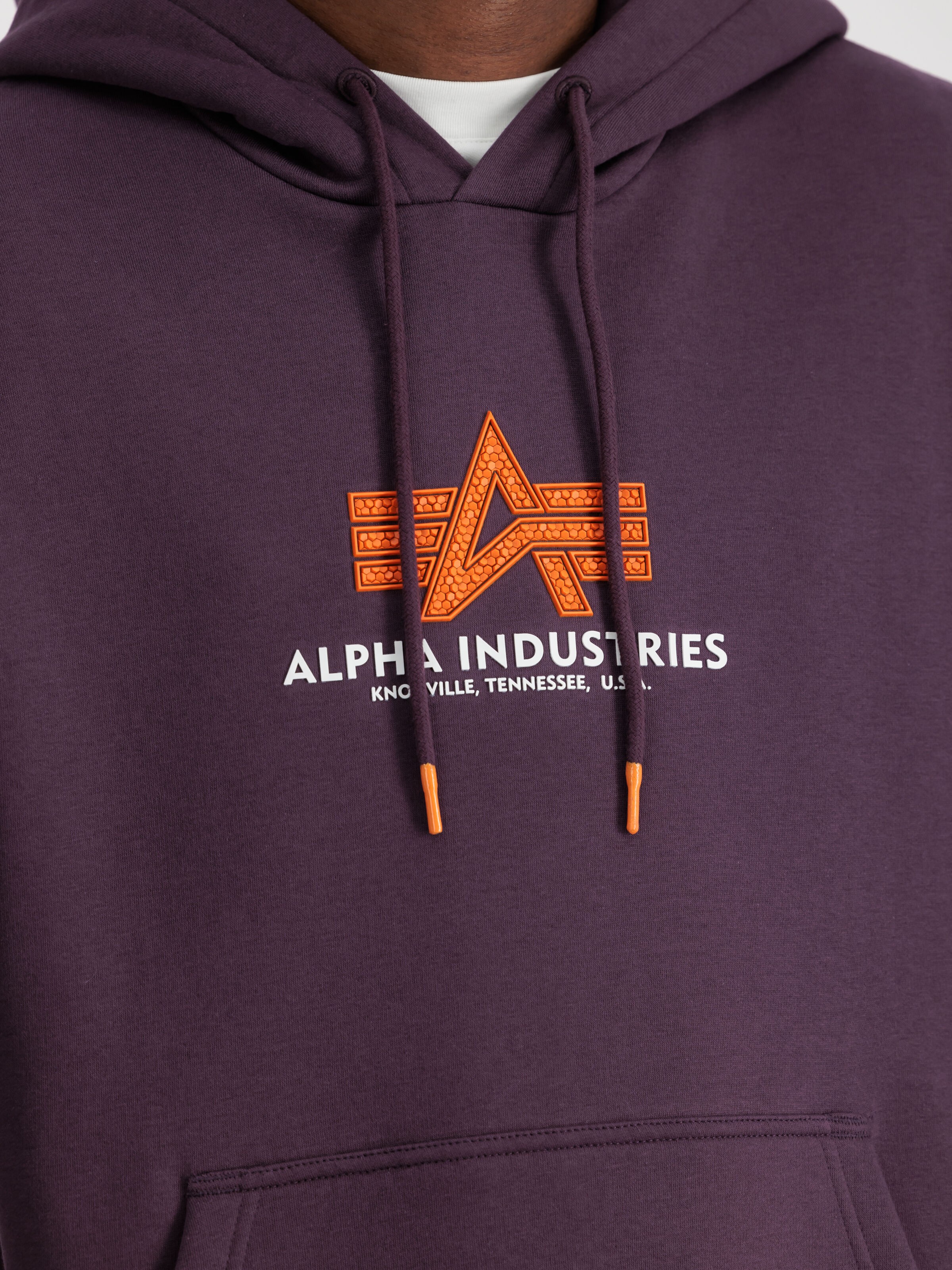 Basic Big Logo Rubber Hoodie Plum 178312RB_719_3_detail_00001_129342