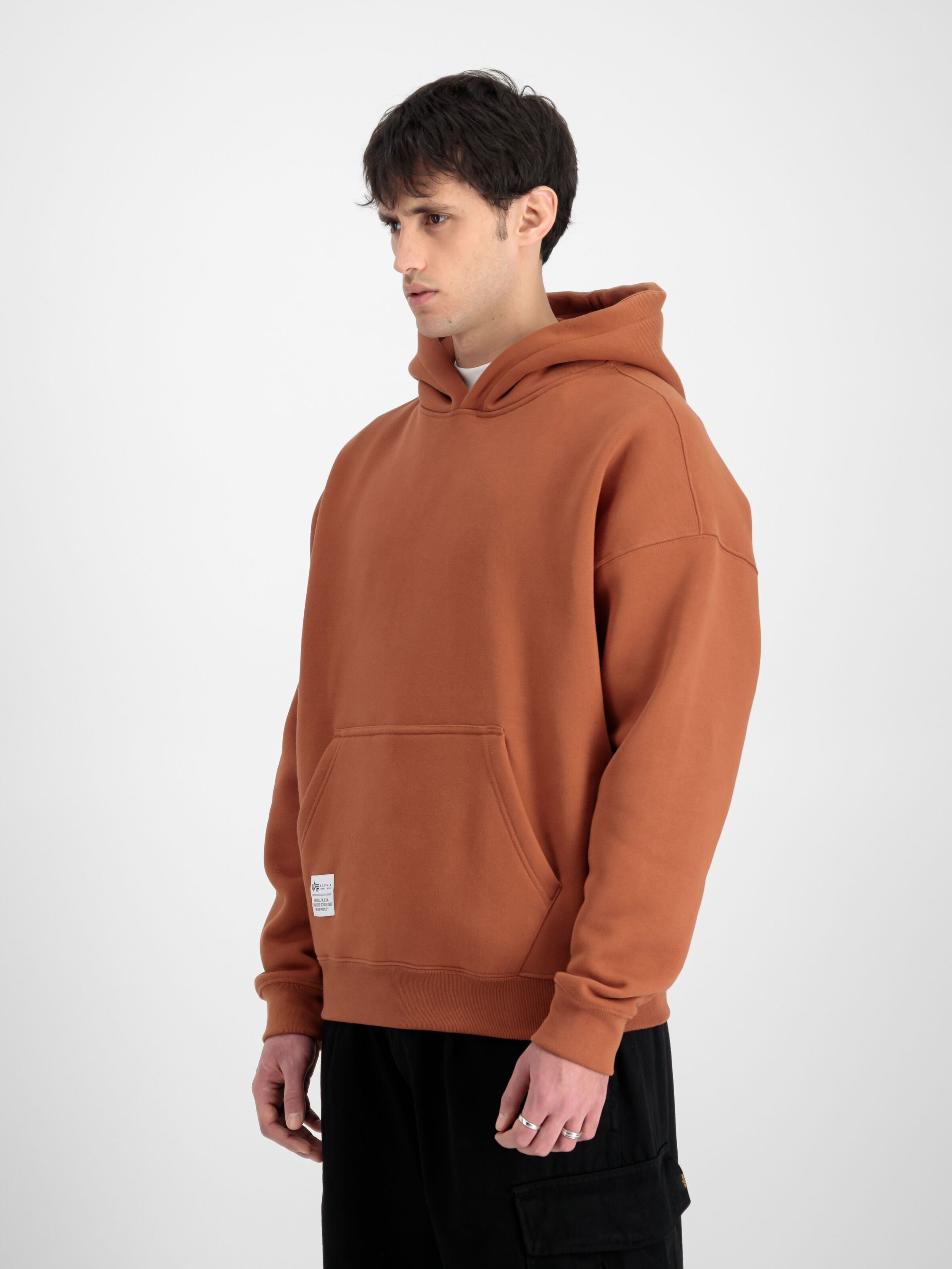 Logo Backprint Hoodie hazel brown 146336_709_2_model_00003_126272